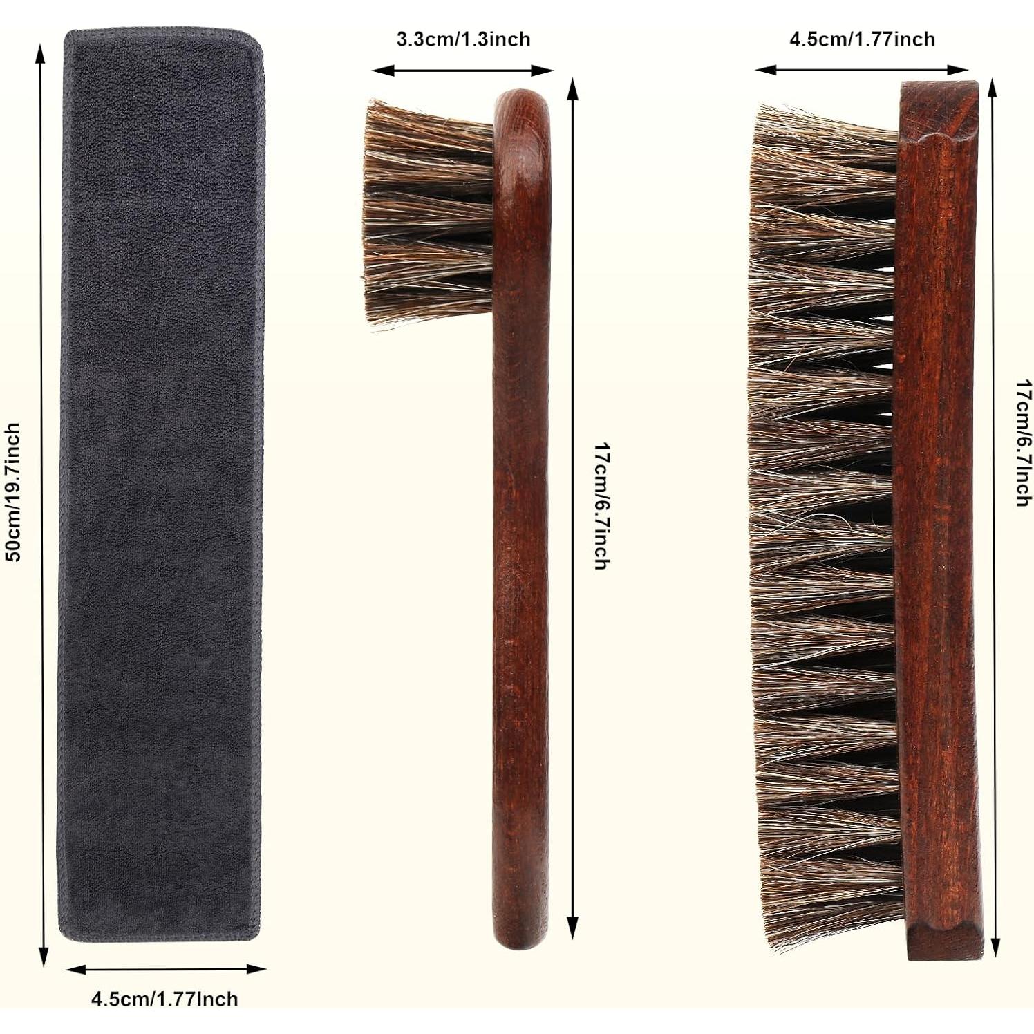 Kit de Cepillos para Cuidado de Cuero Lyssra - 3 Piezas