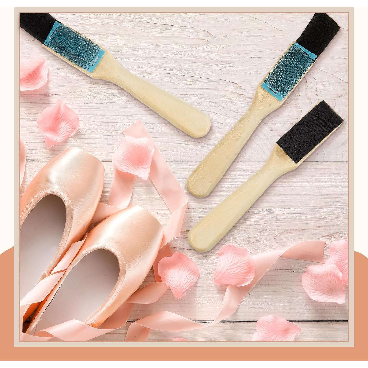 3 Cepillos para Zapatos de Baile Perthlin - Madera y Alambre