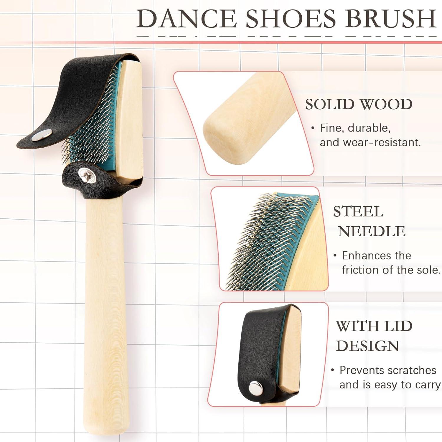 Cepillo para Zapatos de Baile Cosmos - 2 Pcs, Suede, 16.8 cm