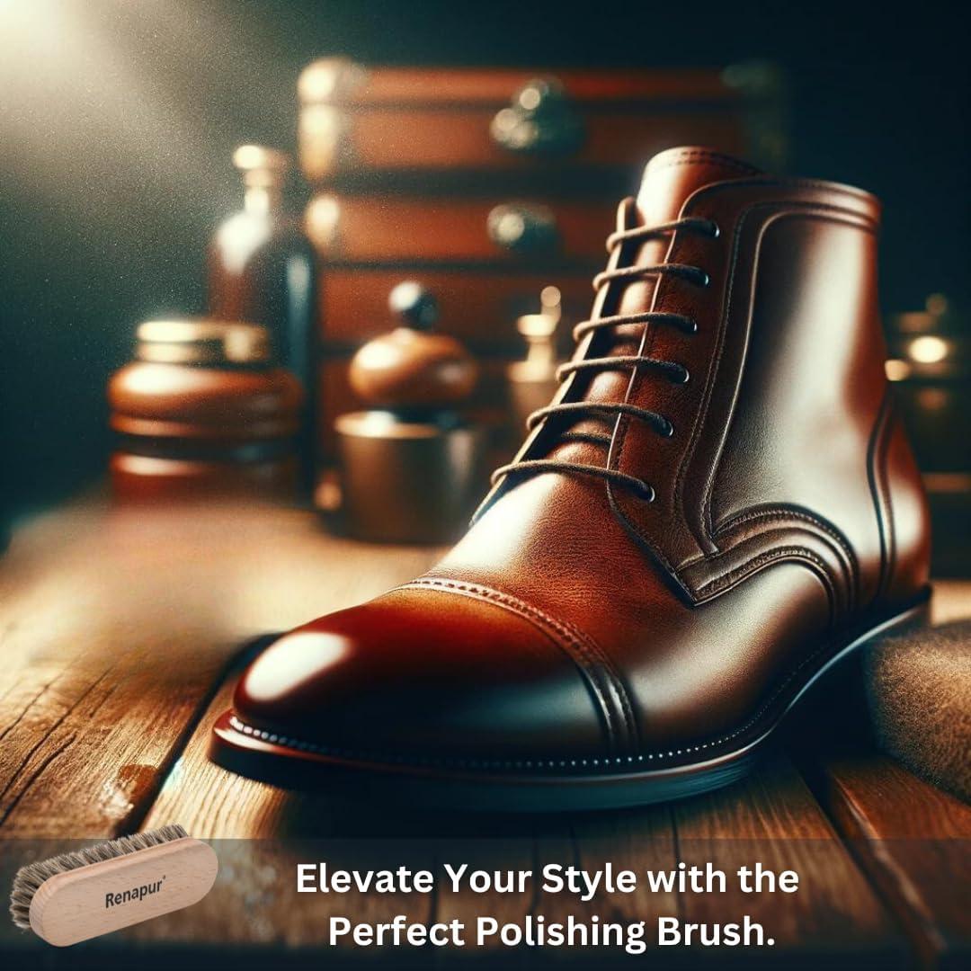 Cepillo de Pelo de Caballo Renapur - Suave y Ergonómico