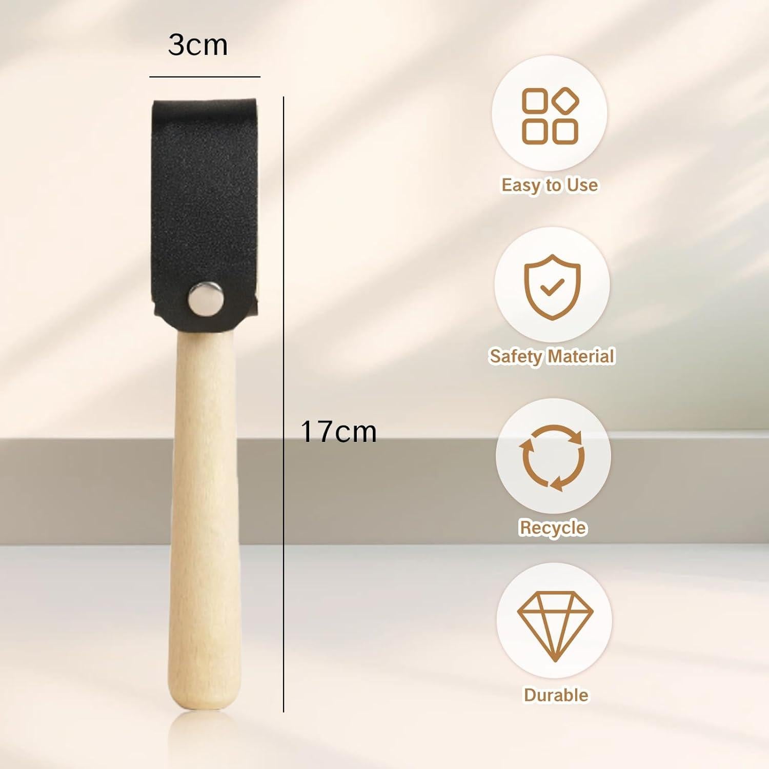 Cepillo para Zapatos de Baile YAFIYGI con Funda de Cuero