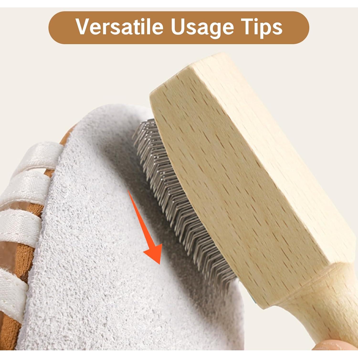 Cepillo para Zapatos de Baile YAFIYGI con Funda de Cuero