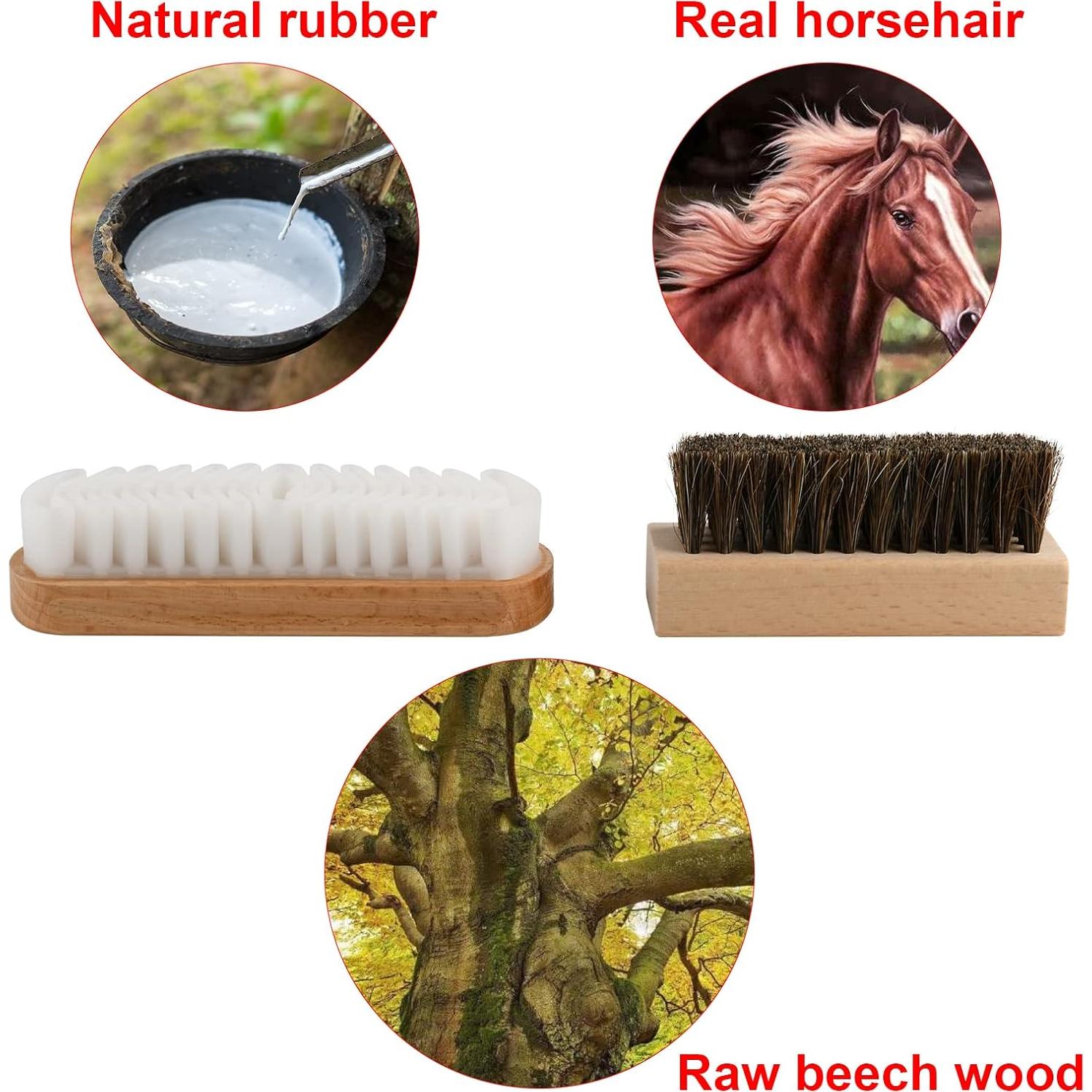 Set de 2 Cepillos Limpiadores Cosmos para Zapatos de Cuero