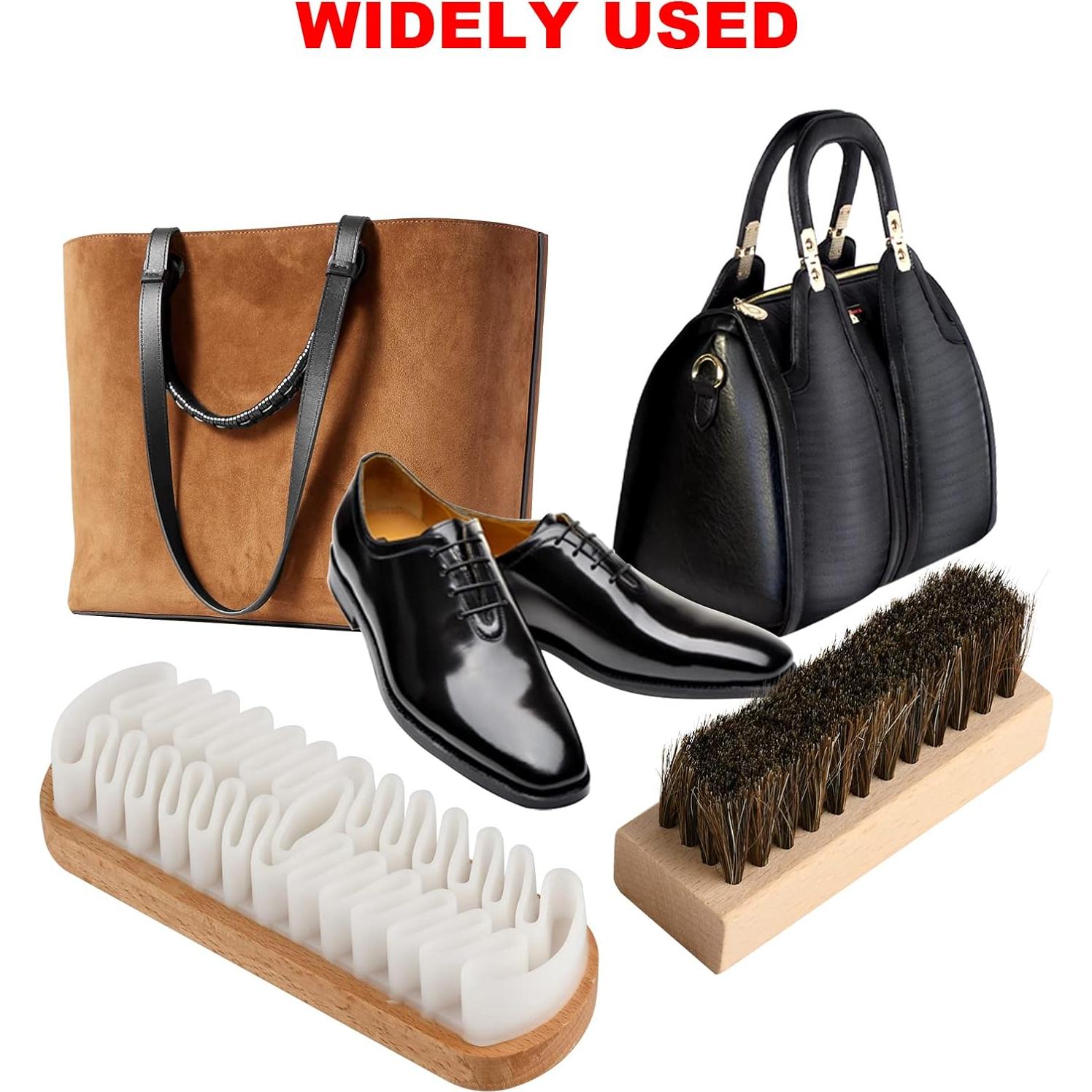 Set de 2 Cepillos Limpiadores Cosmos para Zapatos de Cuero