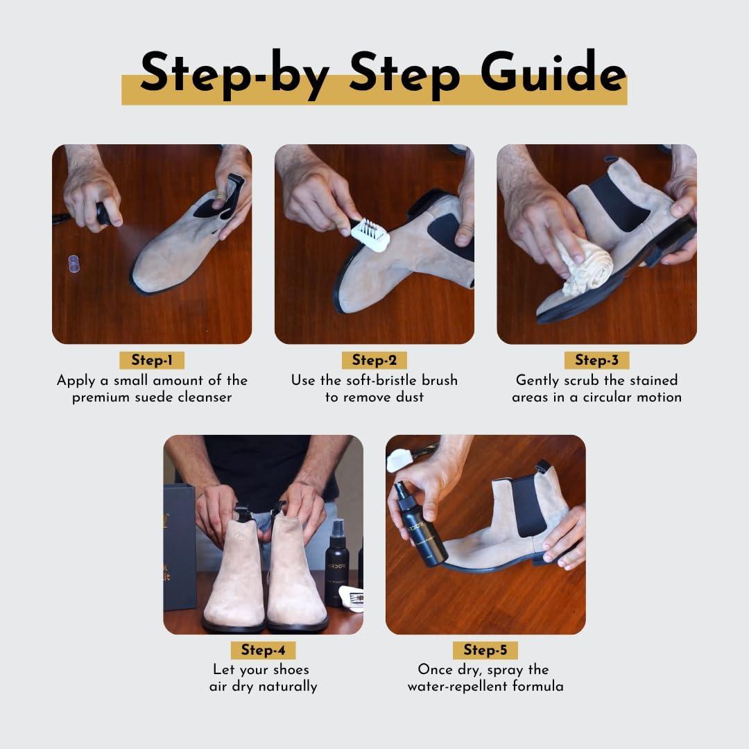 Kit Limpiador de Ante y Nubuck Ardur - Spray y Cepillo Premium