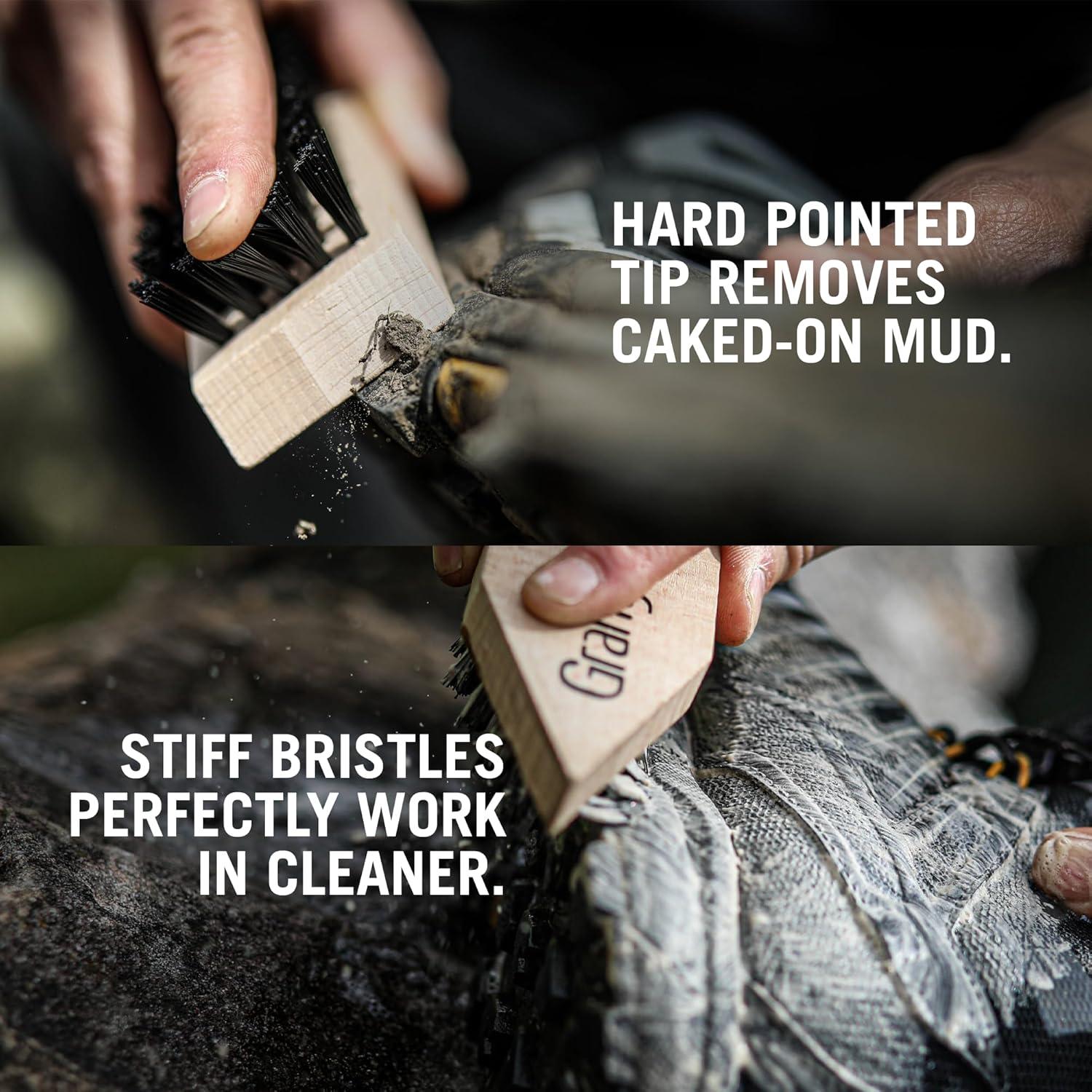 Cepillo de Limpieza Granger's de Madera para Botas y Zapatos