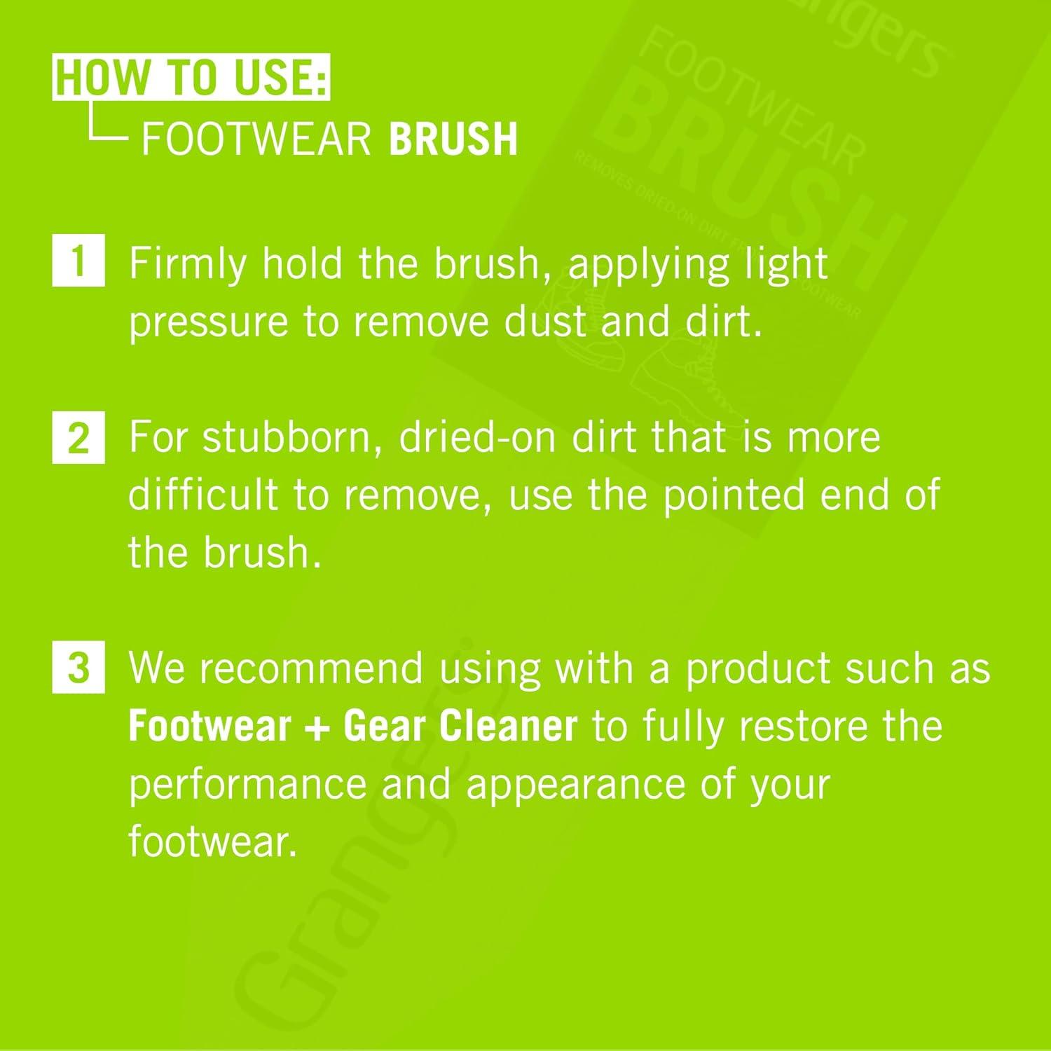 Cepillo de Limpieza Granger's de Madera para Botas y Zapatos