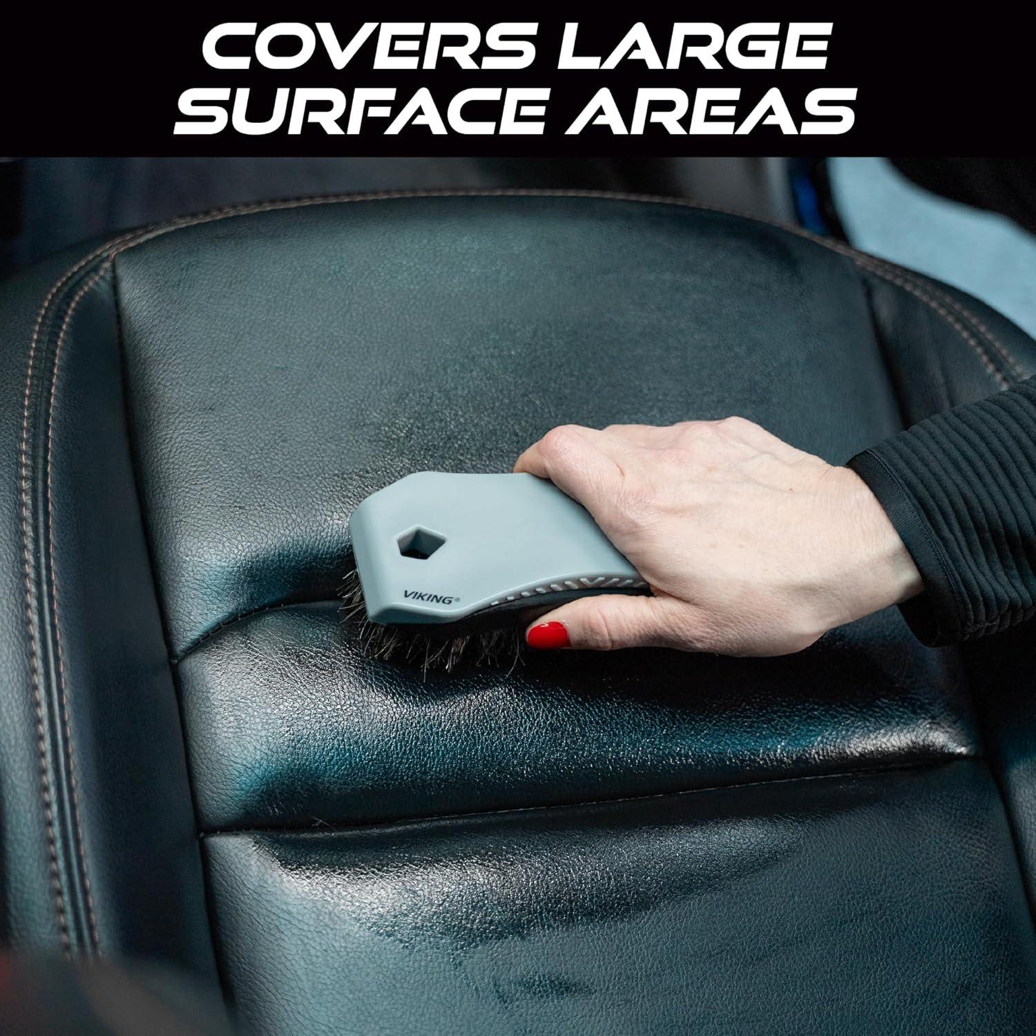 Cepillo Limpiador de Cuero VIKING Ergonomico 16.5x7.1cm