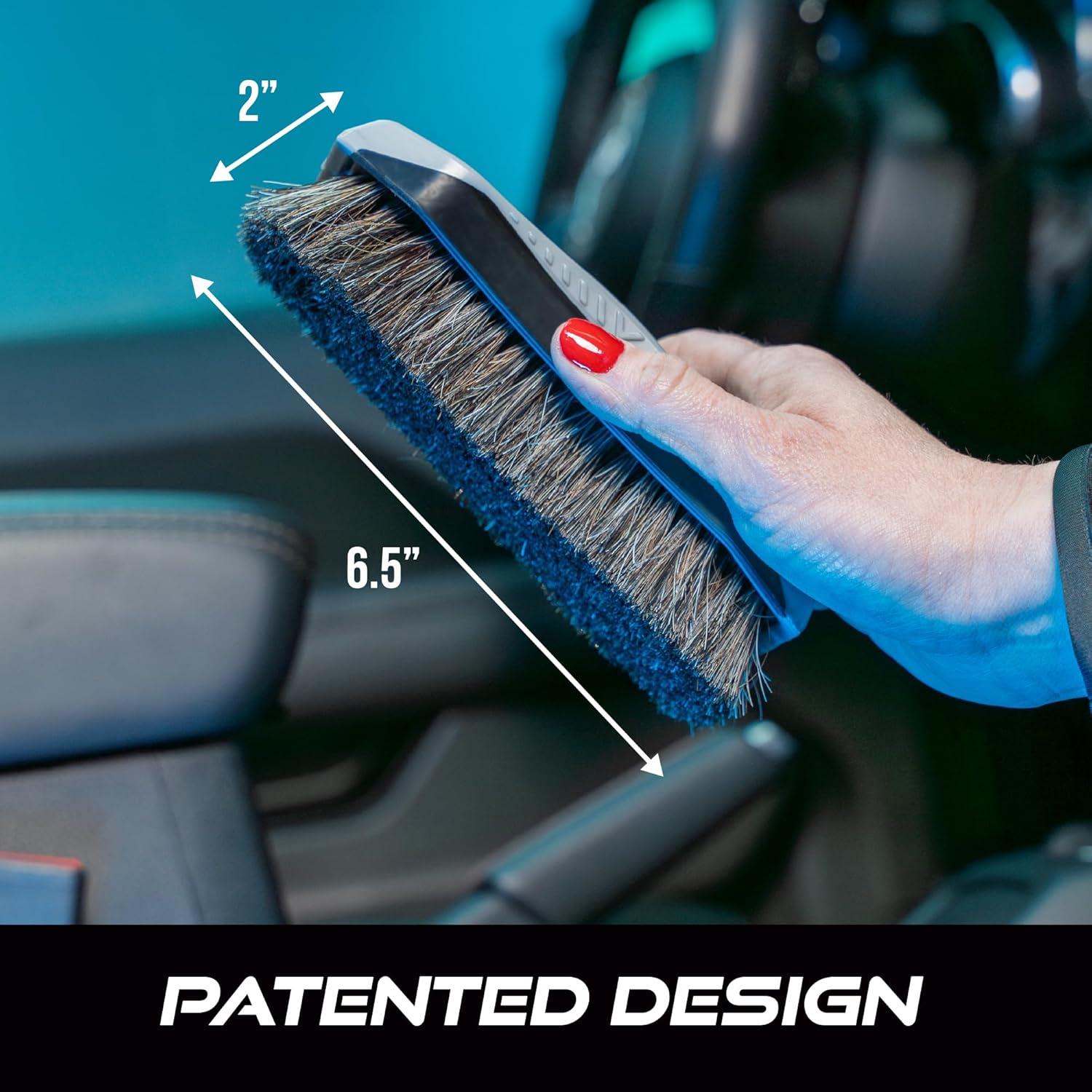 Cepillo Limpiador de Cuero VIKING Ergonomico 16.5x7.1cm