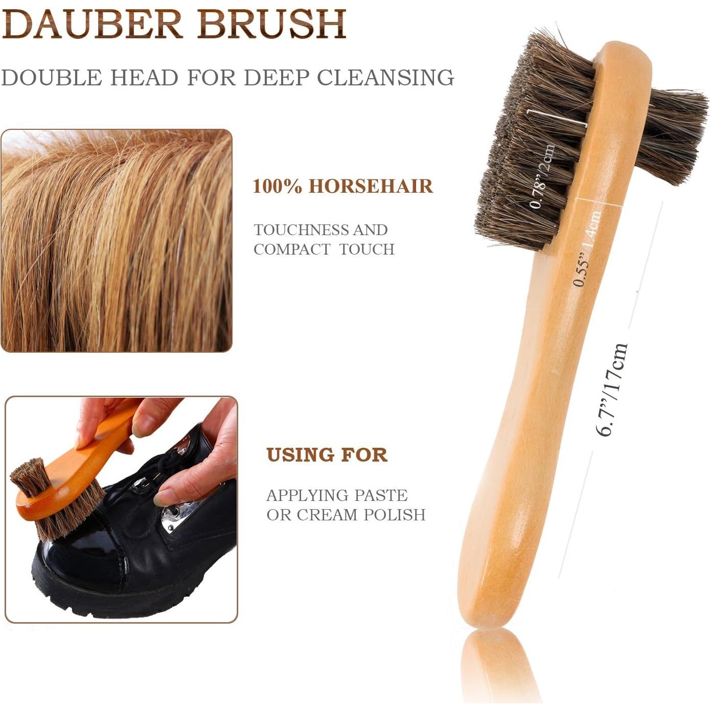 Kit de Cepillos para Brillar Zapatos TAKAVU - 4 Piezas