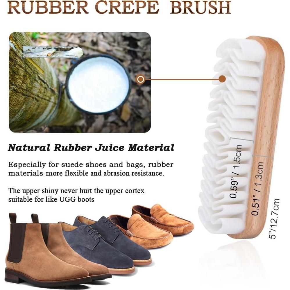 Kit de Cepillos para Brillar Zapatos TAKAVU - 4 Piezas