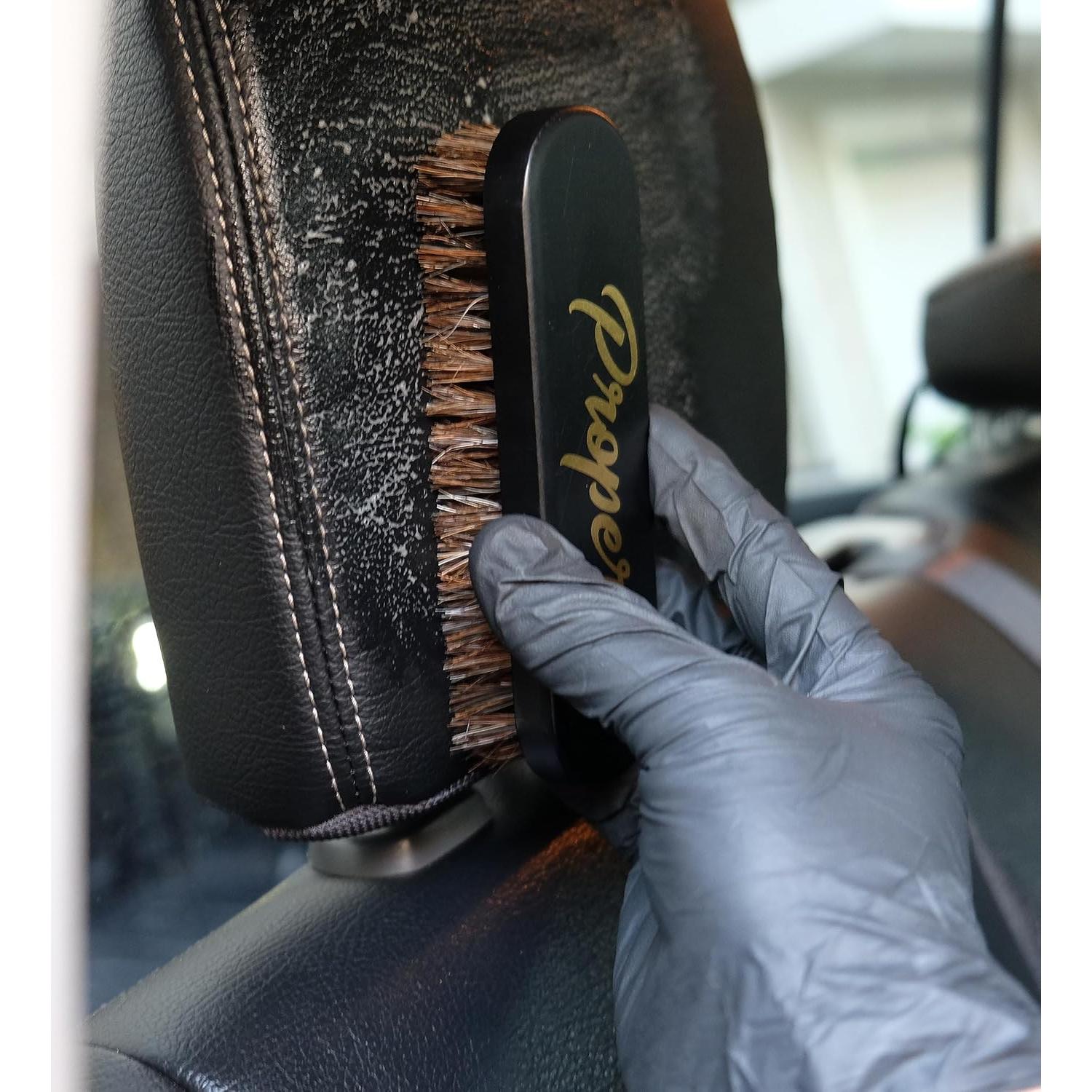 Cepillos de Detalle para Limpieza de Cuero PROPER 2 Piezas