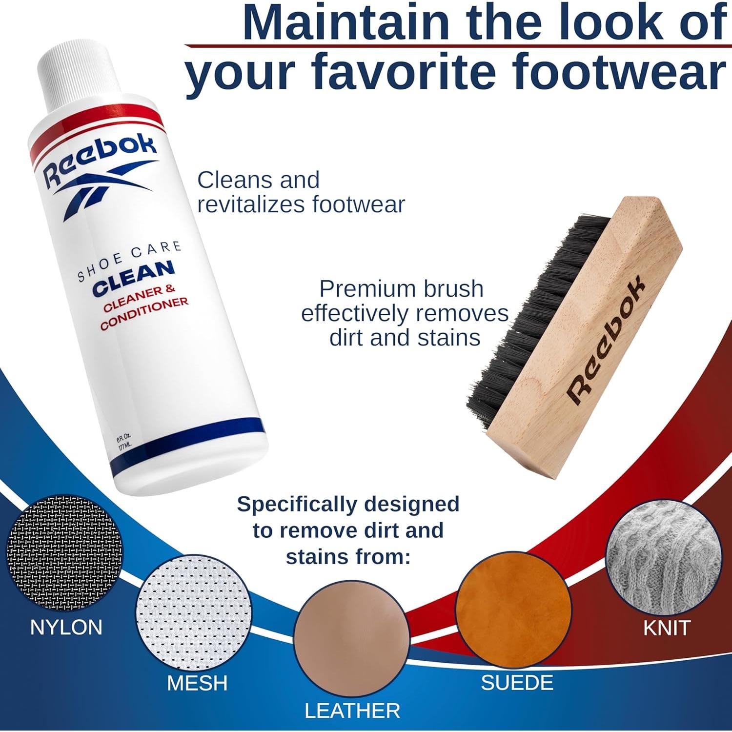 Reebok Restore Kit - Limpiador y Acondicionador 170g con Cepillo