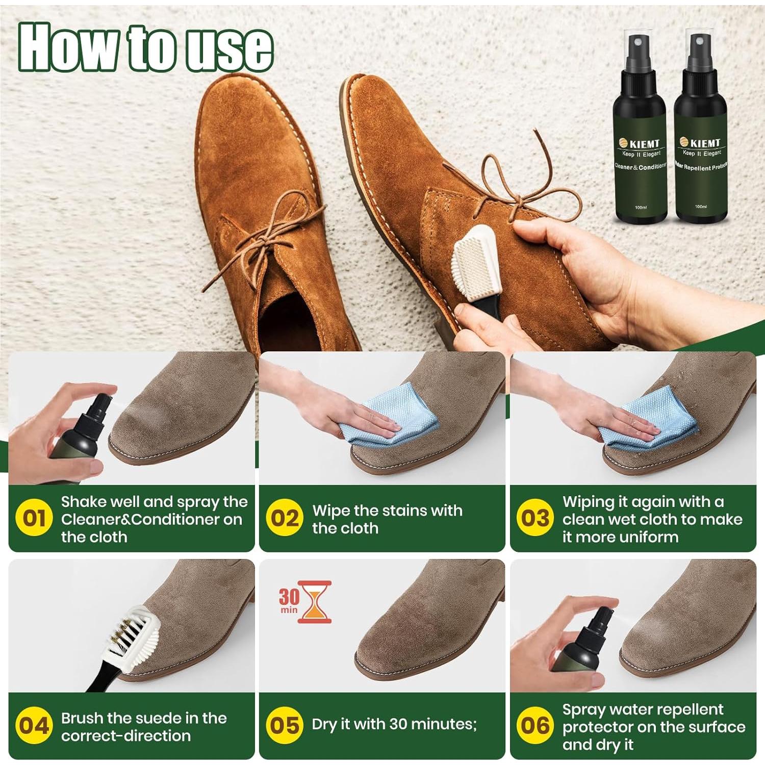 Kit de Cuidado de Cuero KIEMT Premium - Limpiador y Protector