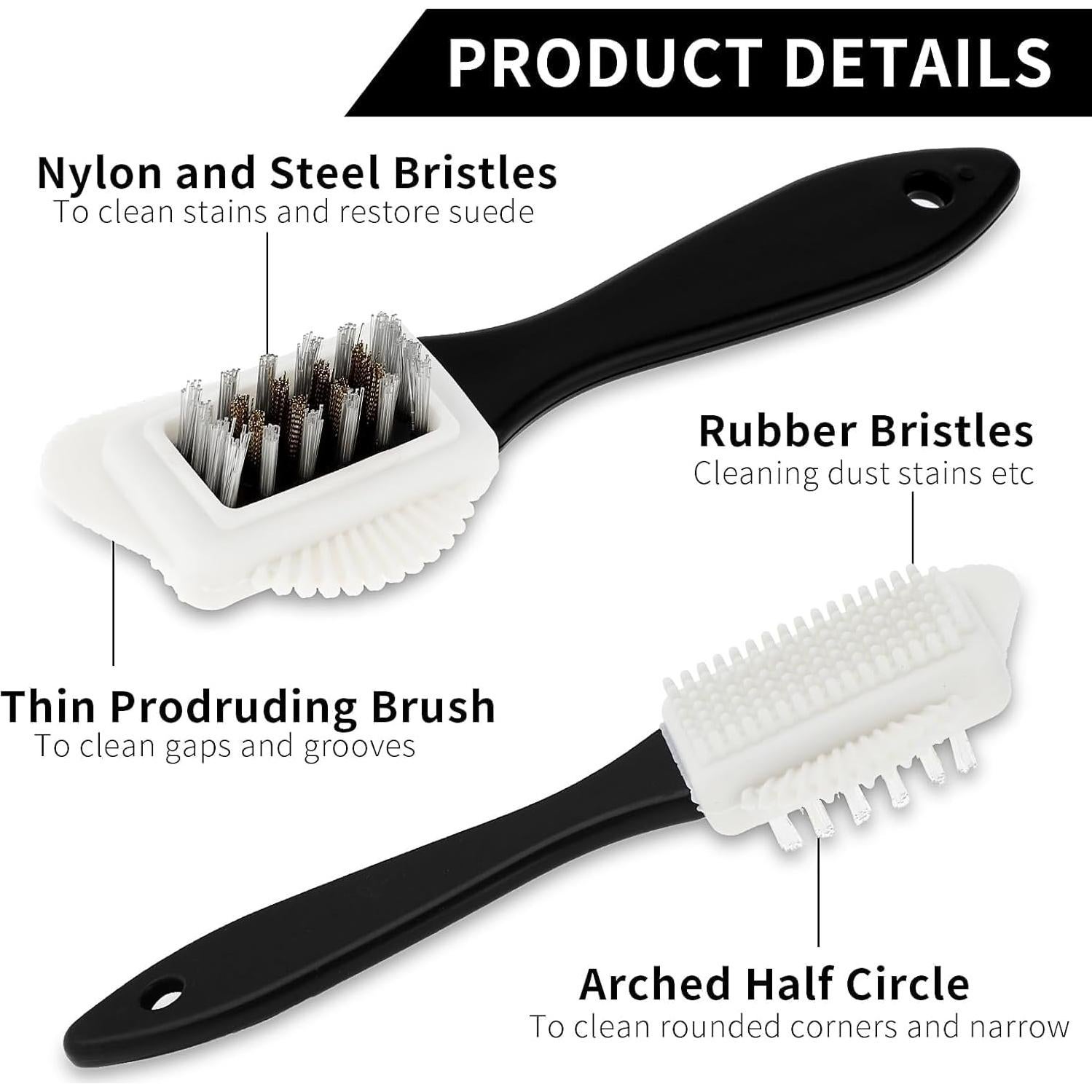 Kit de Limpieza de Zapatos de Ante Genérico - Cepillo y Borrador