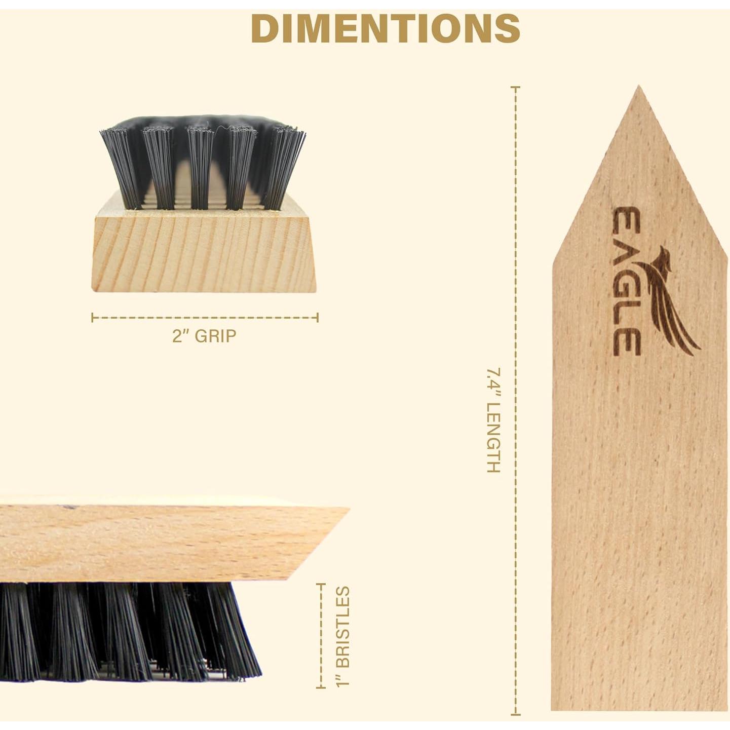 Cepillo para Botas Eagle - Limpieza de Suelas y Zapatos