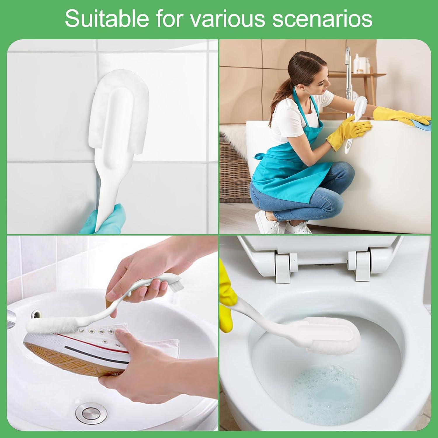 Cepillo de Limpieza de Zapatos Feelorna Blanco 24 cm Suave