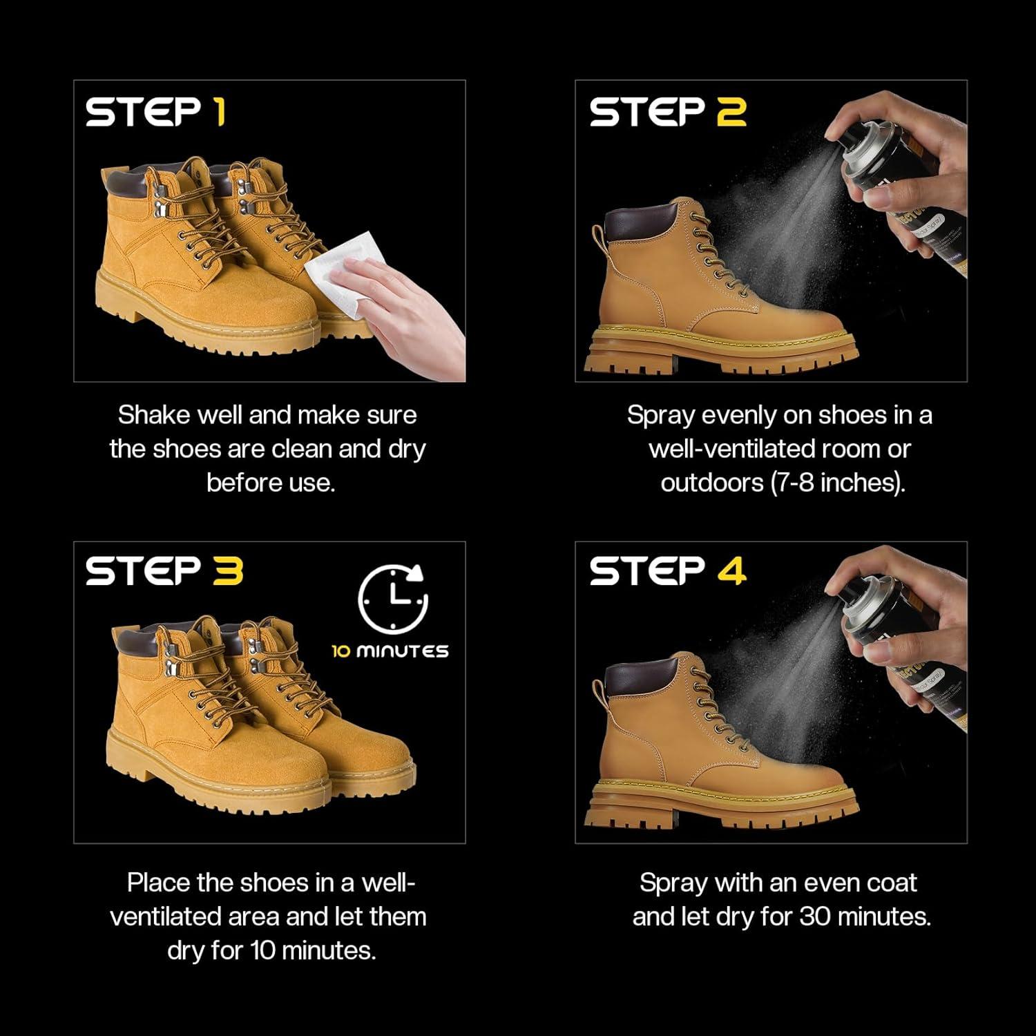 Spray Protector Impermeable para Zapatos BERIOVE 382 g