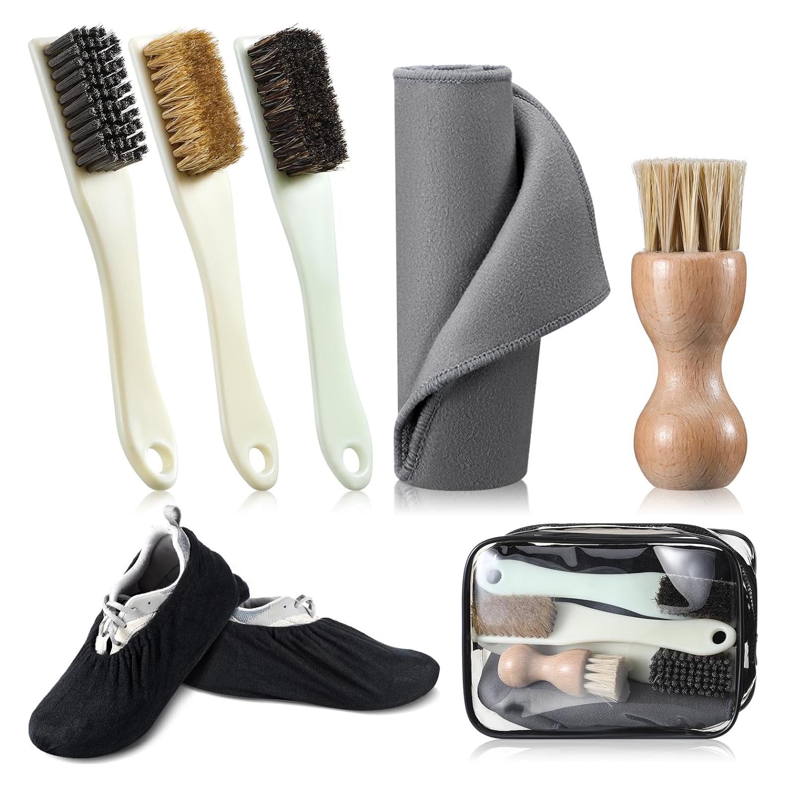 Kit de Limpieza de Zapatos Havawish 7 Piezas con Bolsa