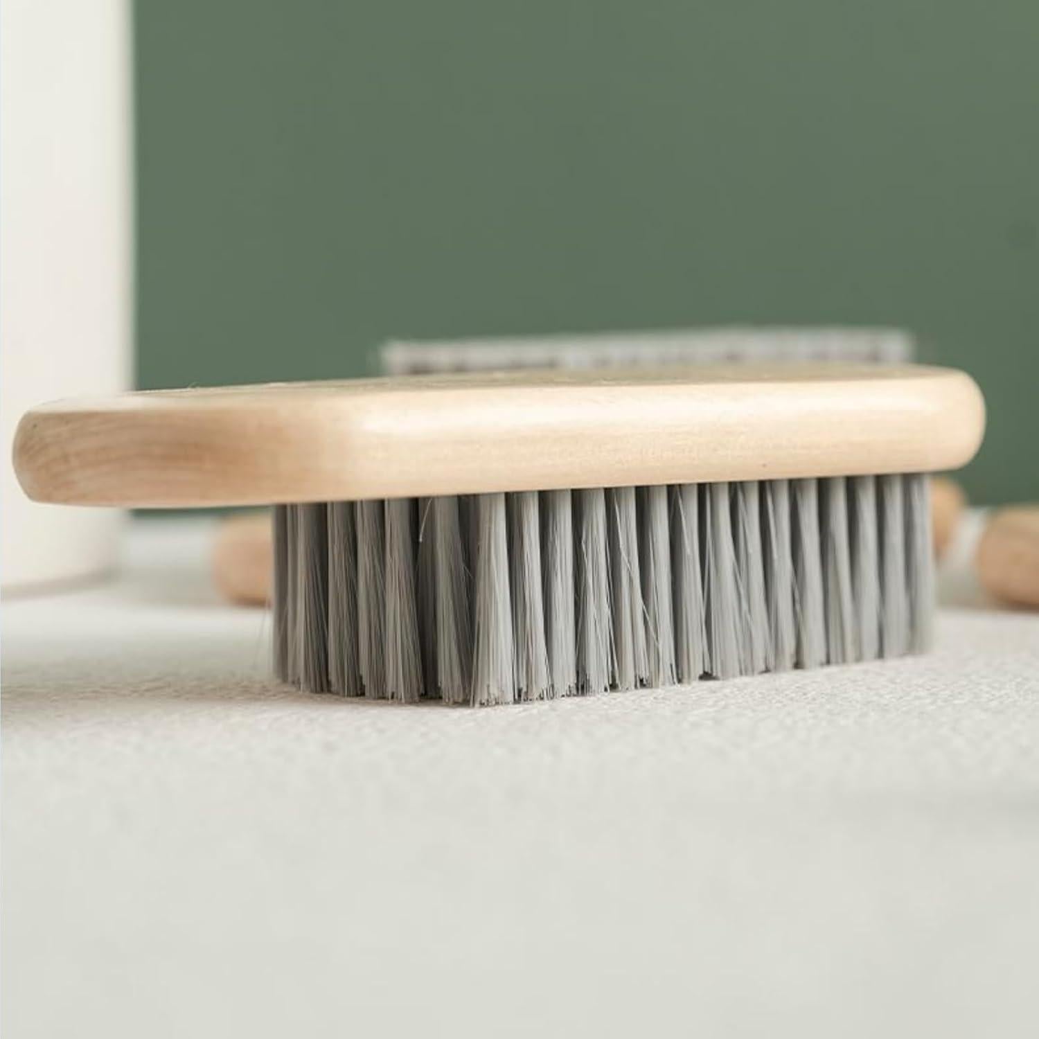 2 Cepillos de Madera ZWAY para Lavandería y Manchas Difíciles