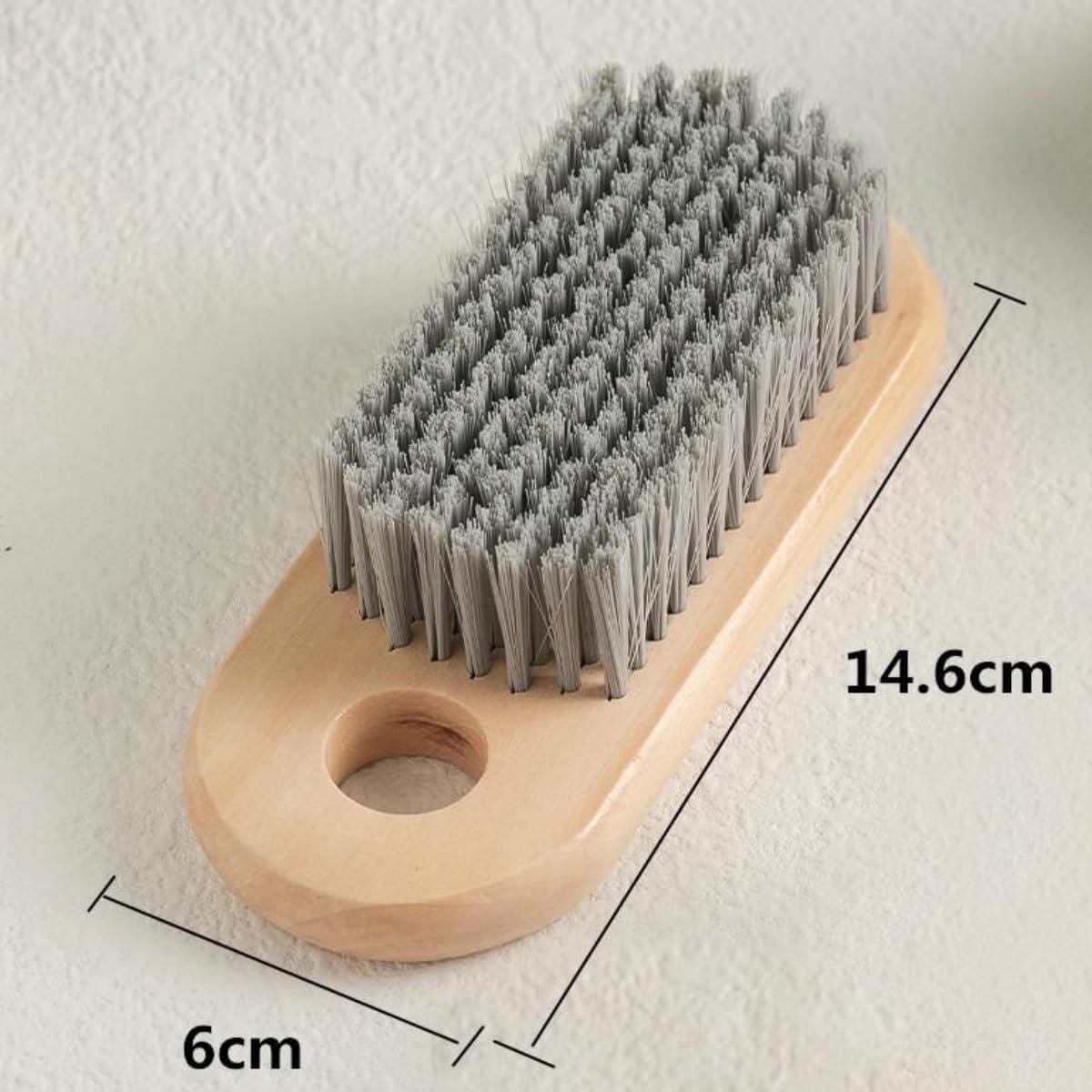 2 Cepillos de Madera ZWAY para Lavandería y Manchas Difíciles