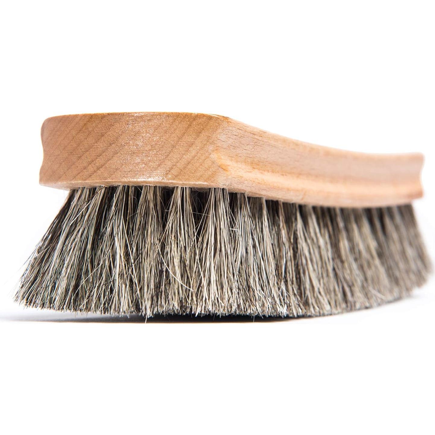 Cepillo para zapatos Otter Wax de pelo de caballo premium