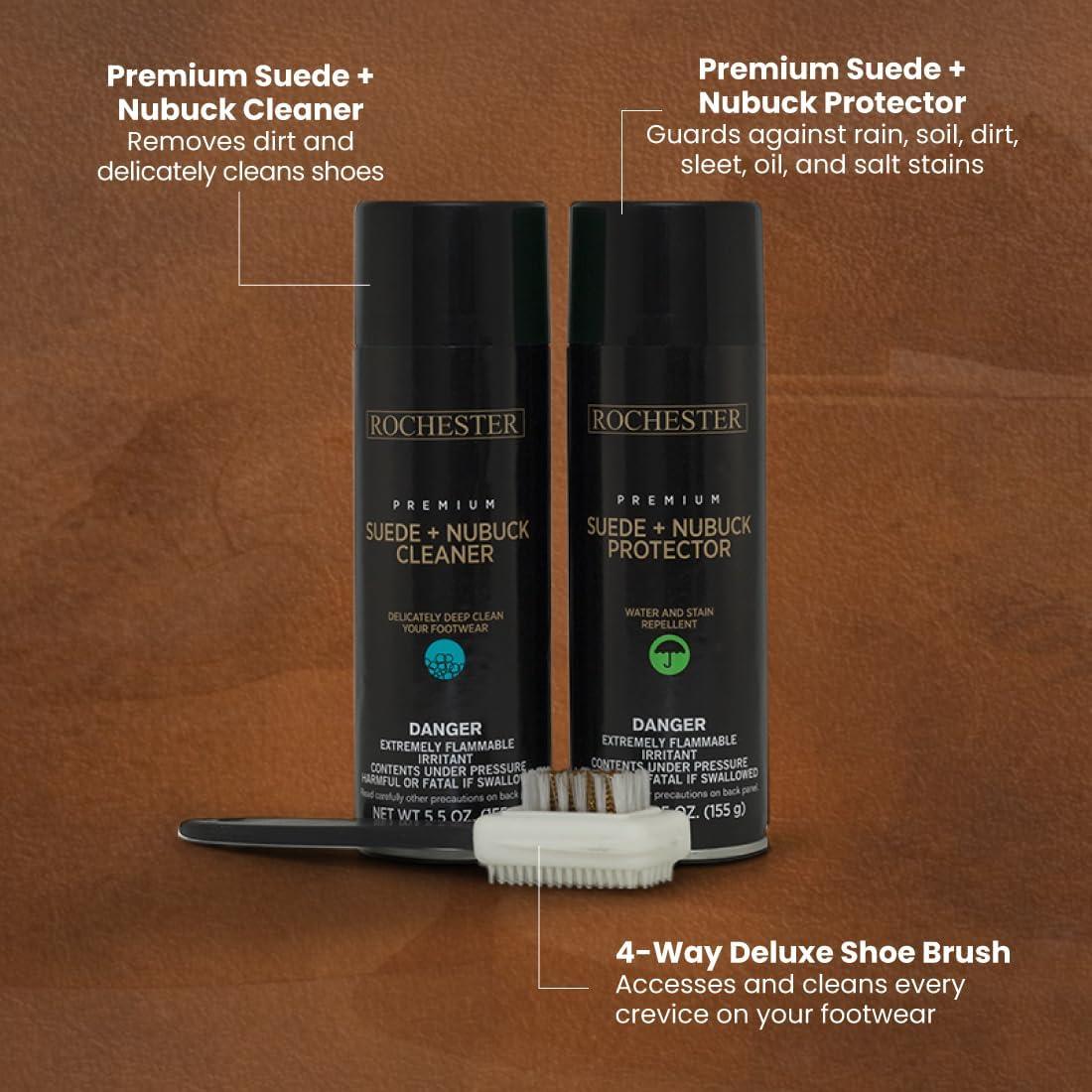 Kit de Cuidado Premium Rochester para Ante y Nubuck