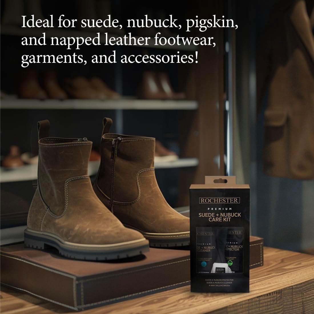 Kit de Cuidado Premium Rochester para Ante y Nubuck