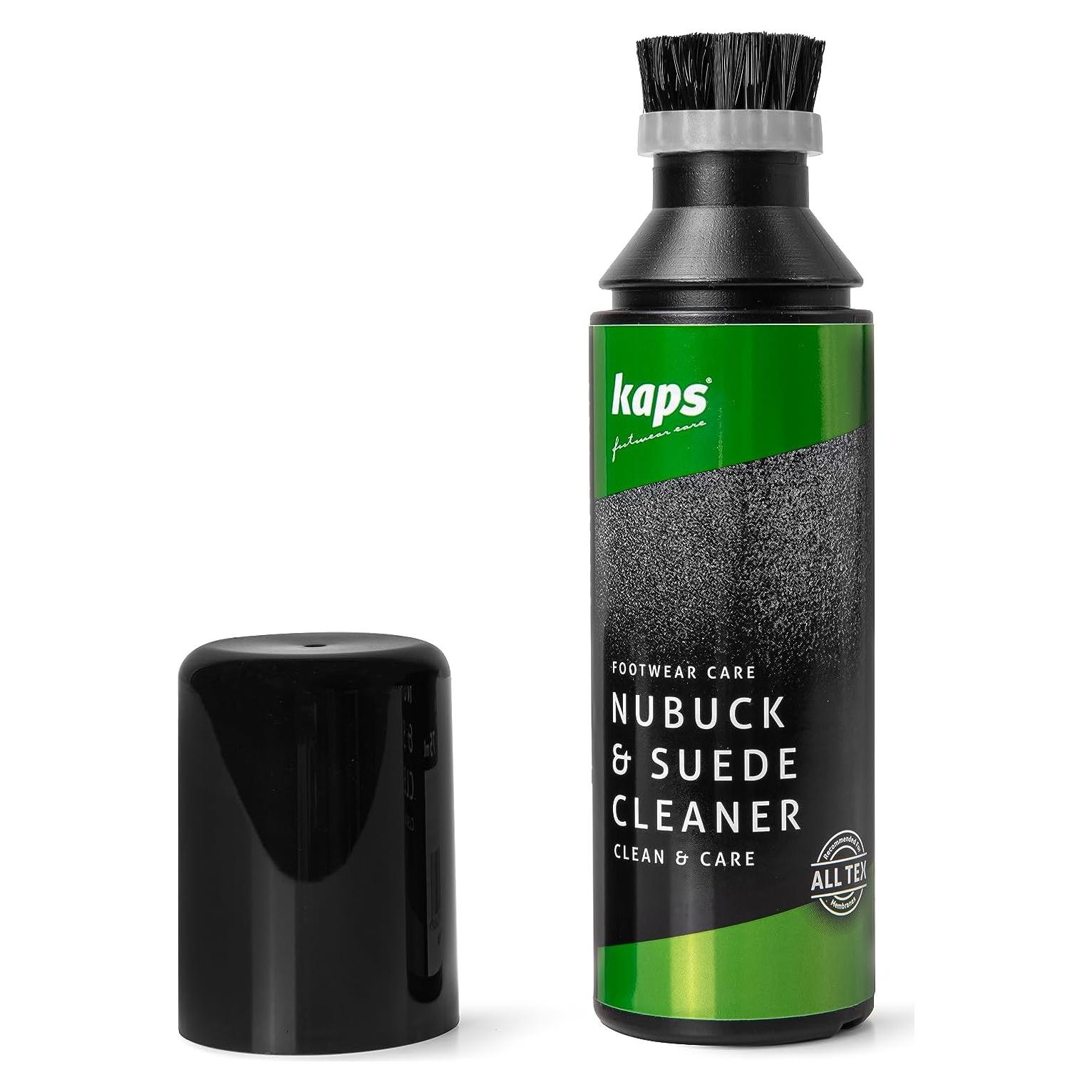 Limpiador de Nubuck y Ante Kaps 75 ml con Cepillo Aplicador