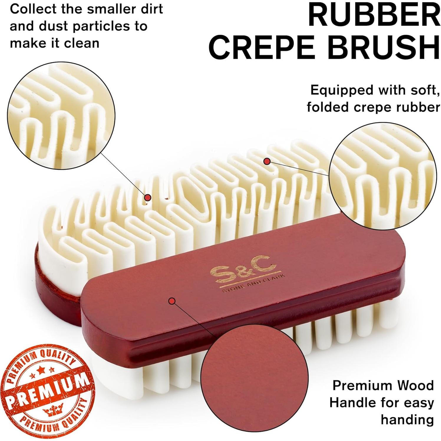 Cepillo de Suede Crepe Stone and Clark - Limpiador Natural