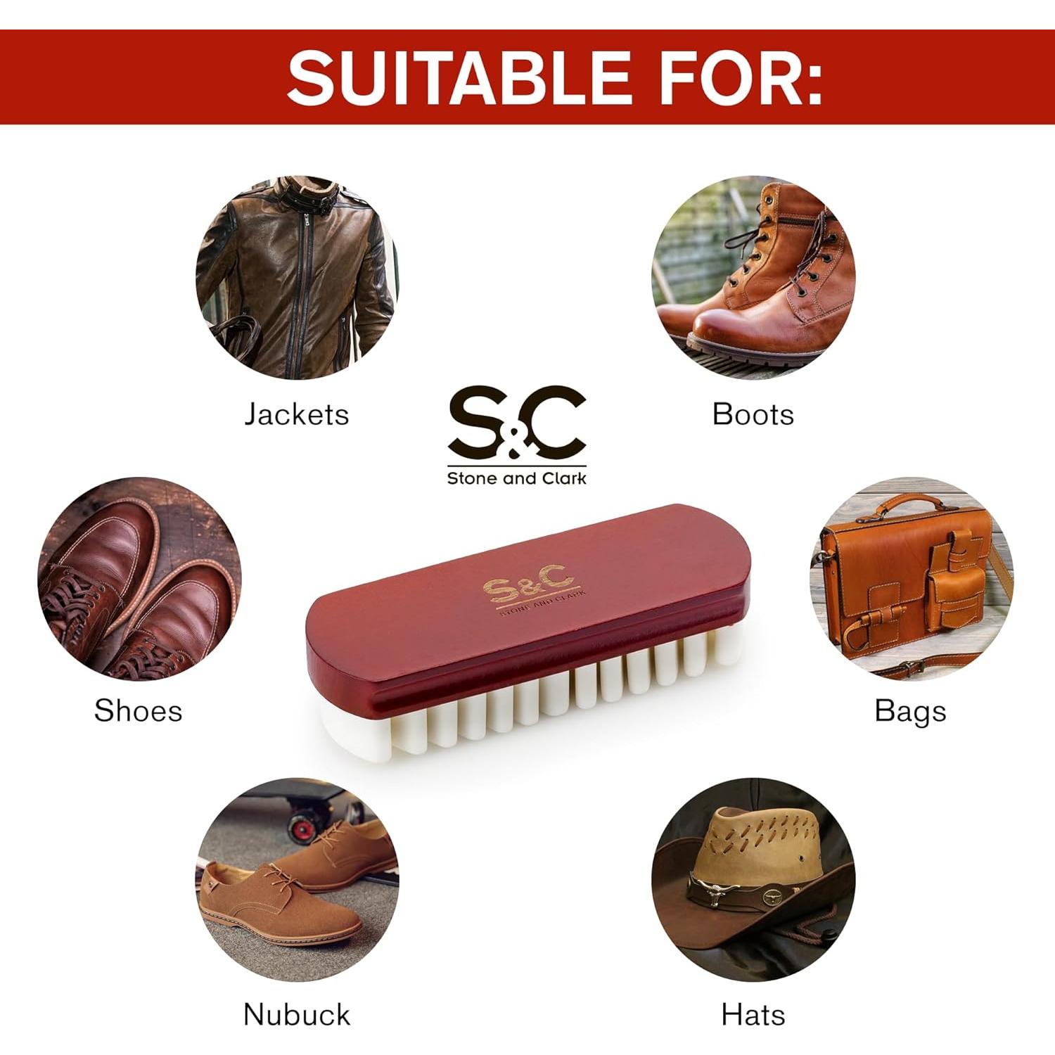 Cepillo de Suede Crepe Stone and Clark - Limpiador Natural