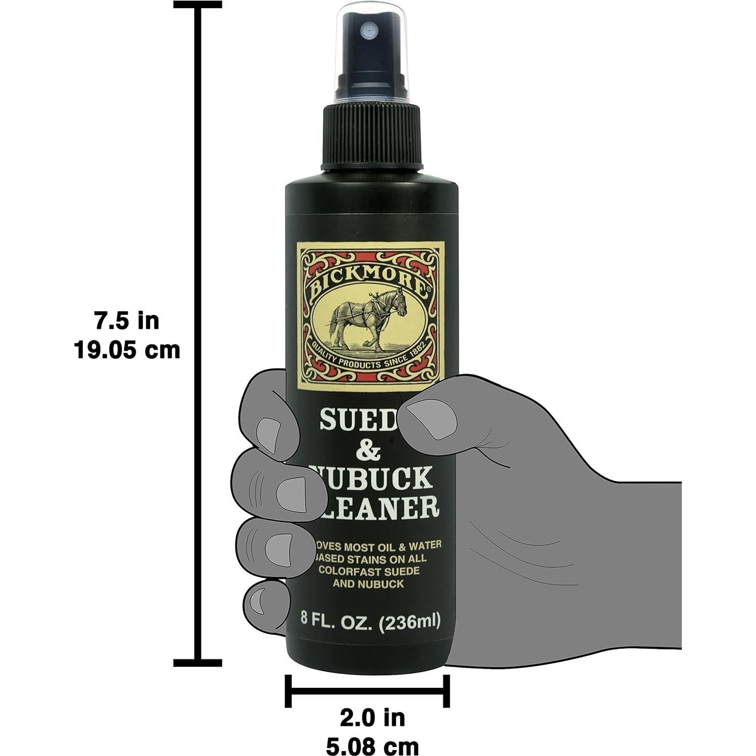 Limpiador de Ante y Nubuck Bickmore 236.6 ml - Elimina Manchas
