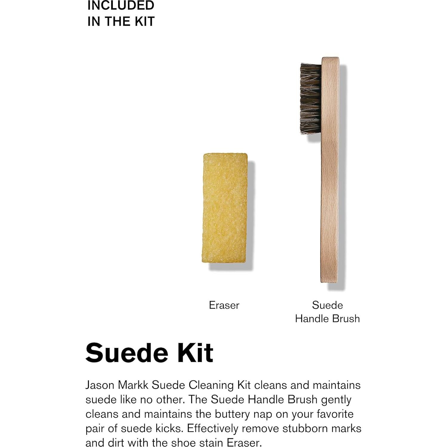 Kit de Limpieza Rápida Jason Markk para Suede - 4 Piezas