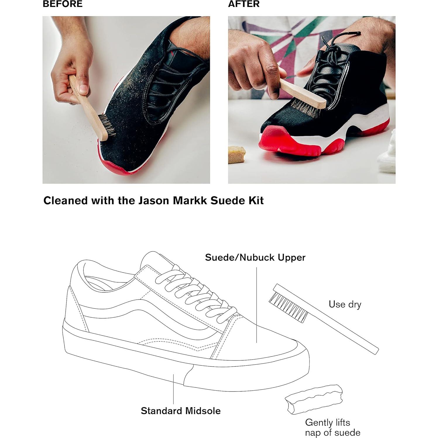 Kit de Limpieza Rápida Jason Markk para Suede - 4 Piezas