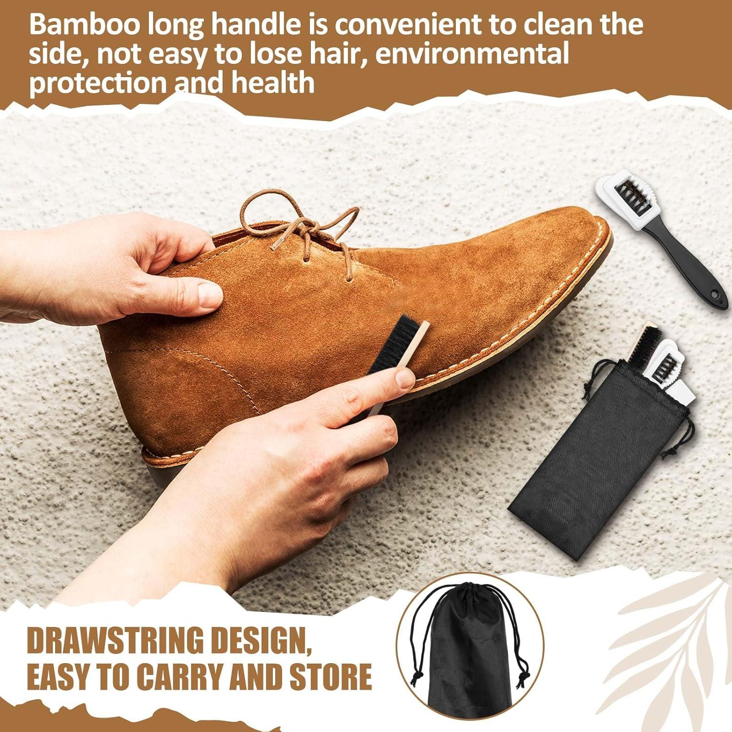 Kit de Limpieza para Zapatos de Ante y Nubuck 8 Piezas