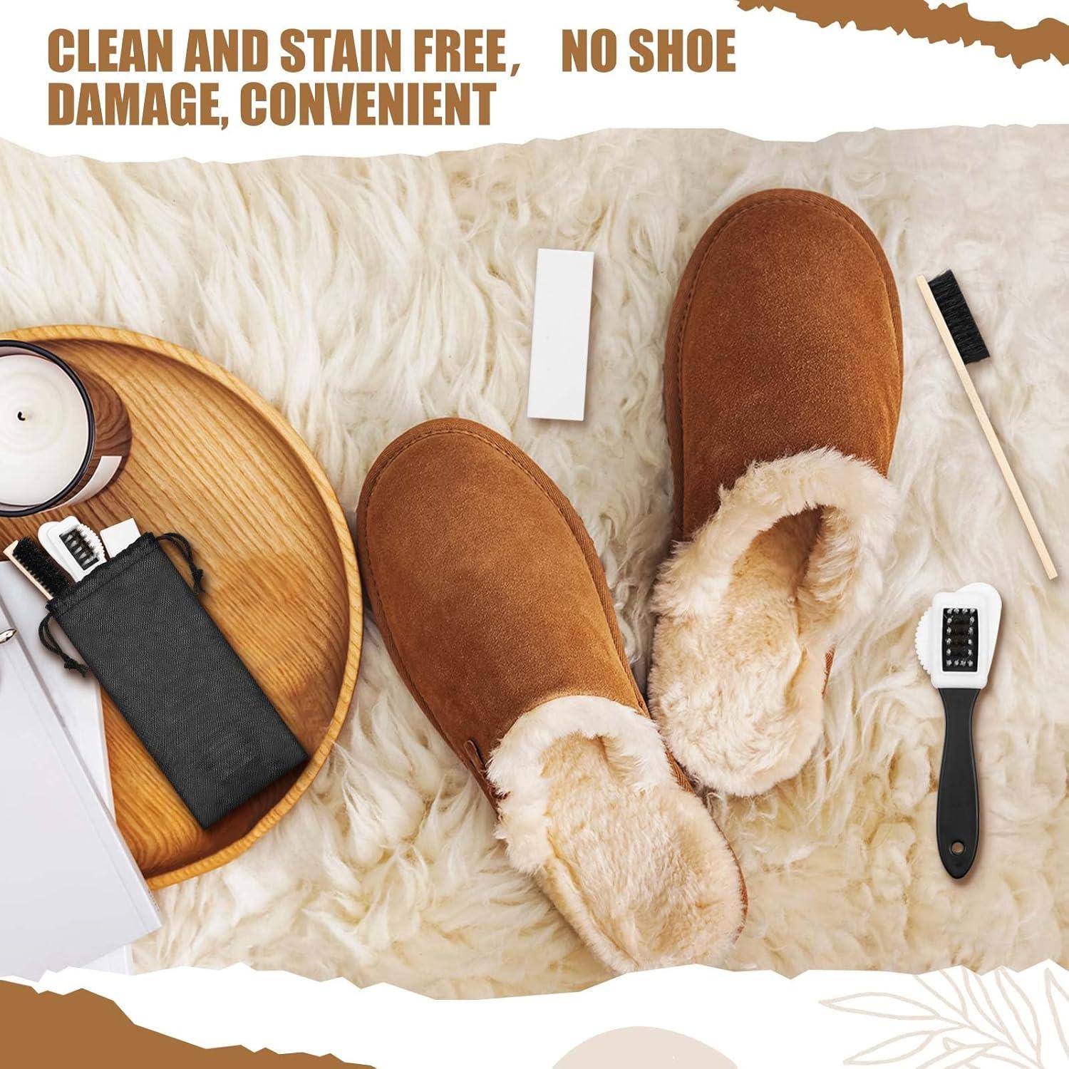 Kit de Limpieza para Zapatos de Ante y Nubuck 8 Piezas