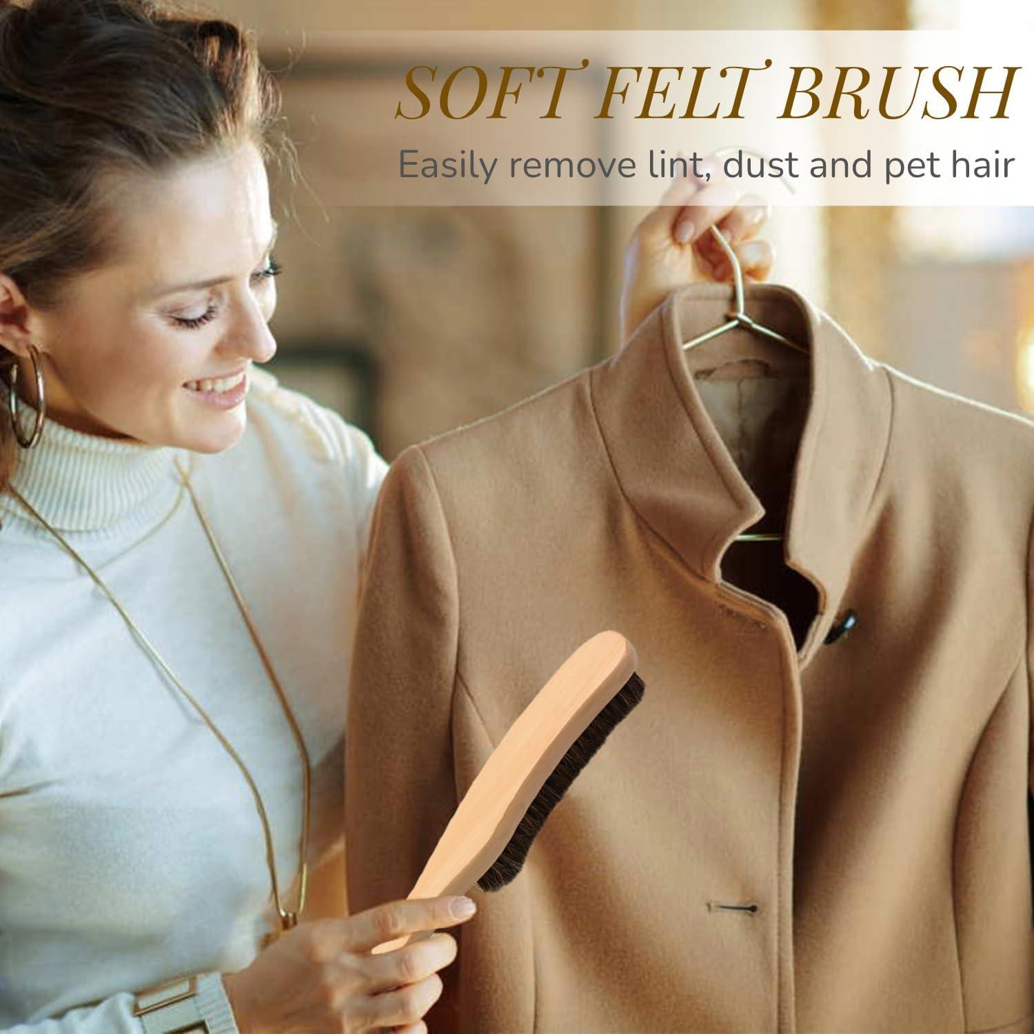 Set de 2 Cepillos de Pelo Dazzhues para Sombreros de Fieltro