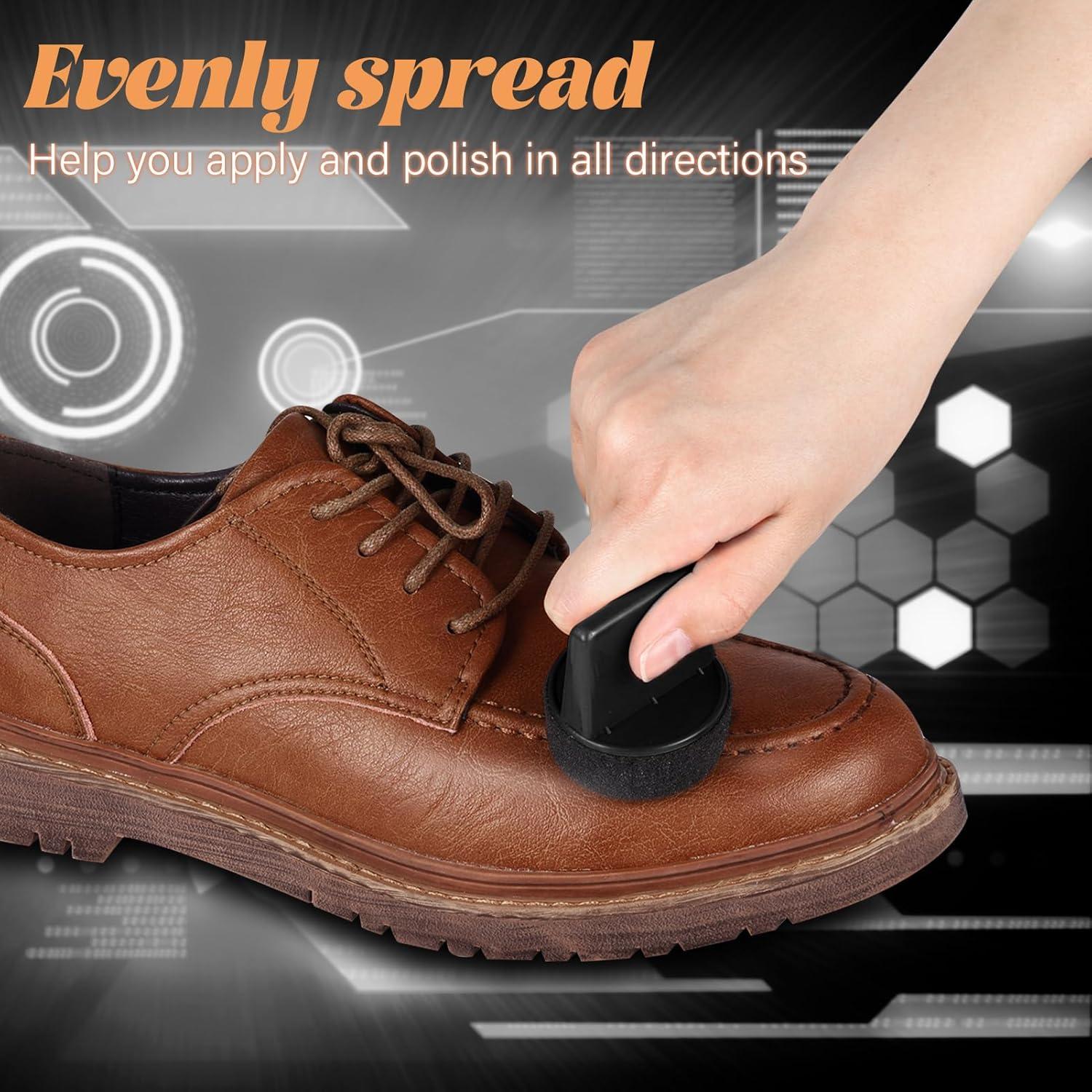 Juego de 10 Aplicadores de Esponja ZJoey para Cuidado de Zapatos