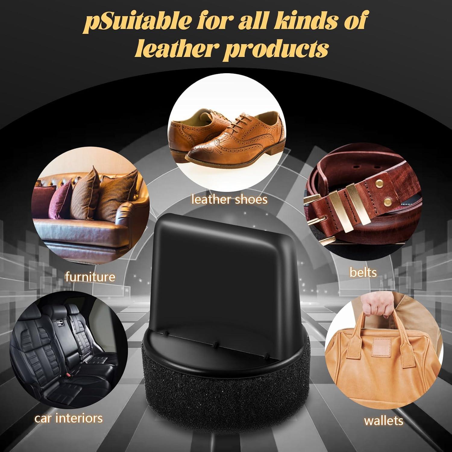 Juego de 10 Aplicadores de Esponja ZJoey para Cuidado de Zapatos