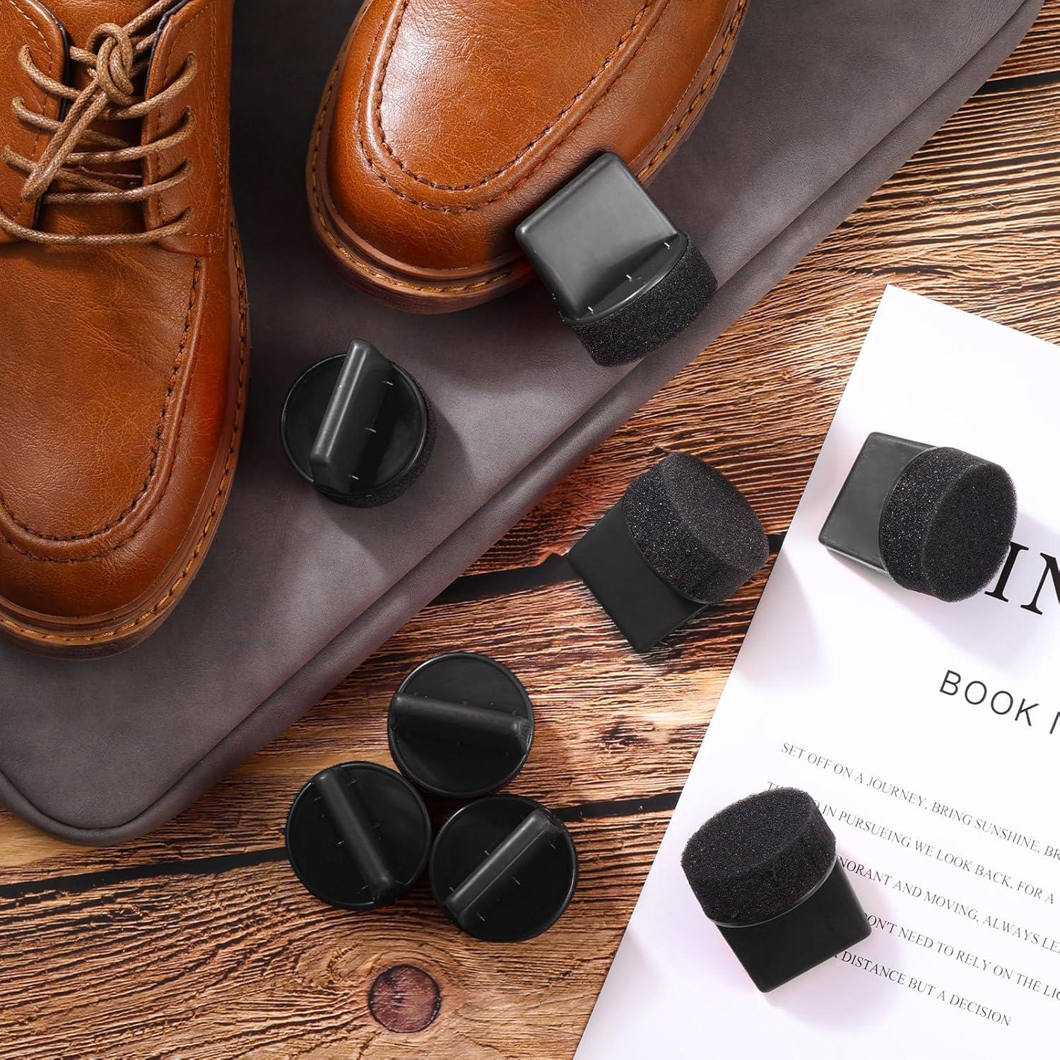 Juego de 10 Aplicadores de Esponja ZJoey para Cuidado de Zapatos