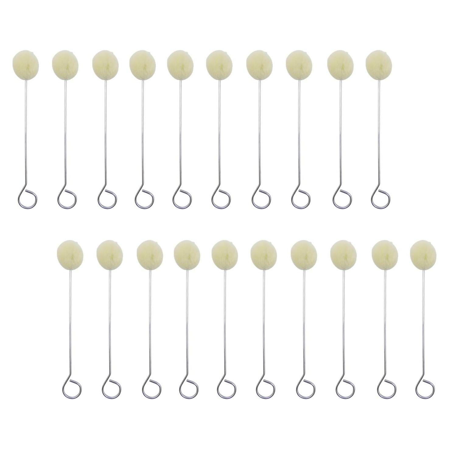 50 Aplicadores de Lana para Tinte de Cuero Grosun - 12.5 cm