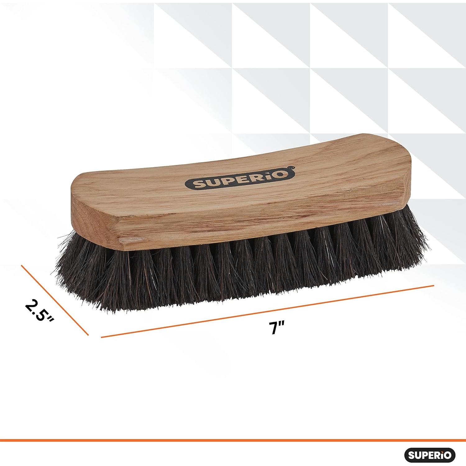 Cepillo para zapatos Superio Premium 17.78 cm cerdas suaves