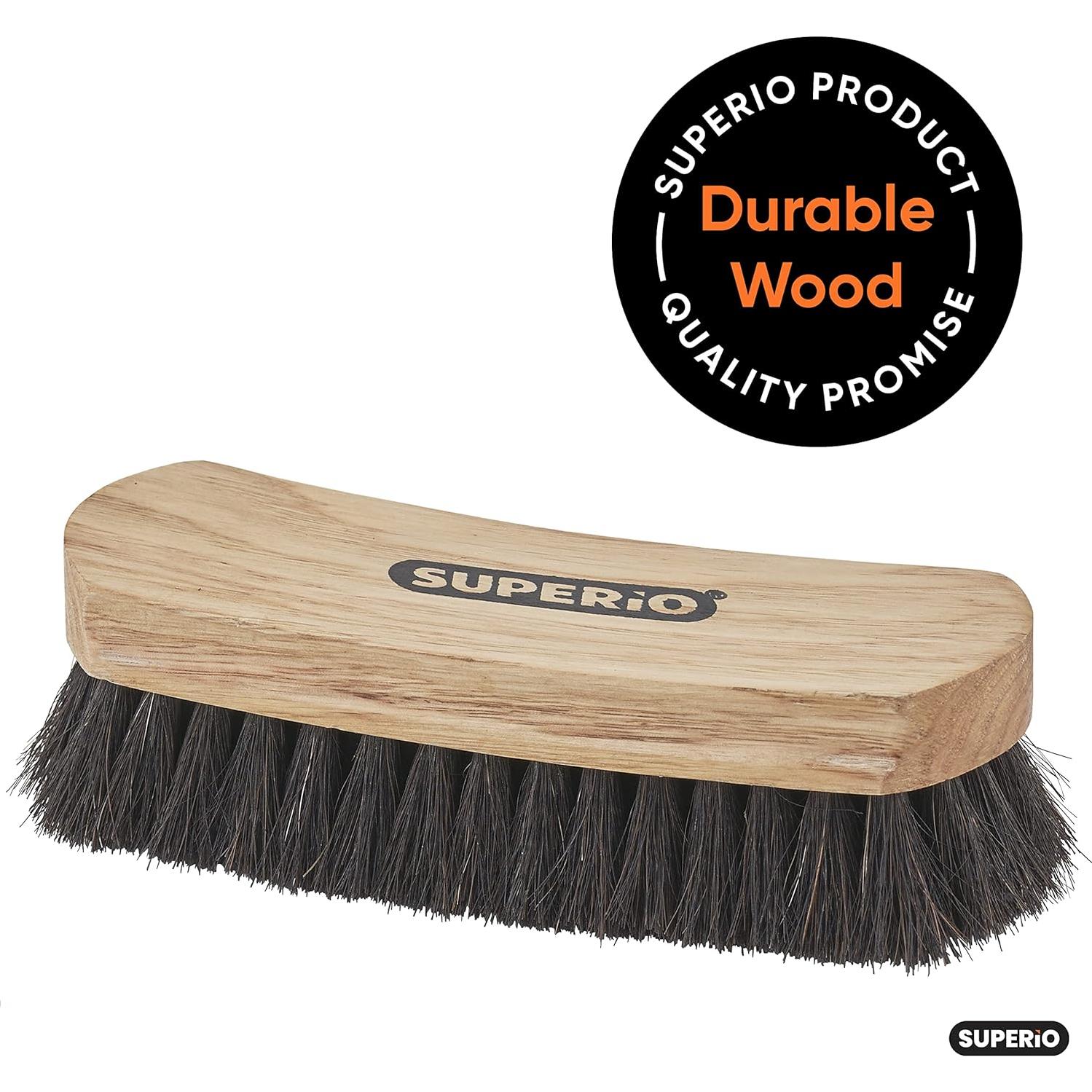 Cepillo para zapatos Superio Premium 17.78 cm cerdas suaves