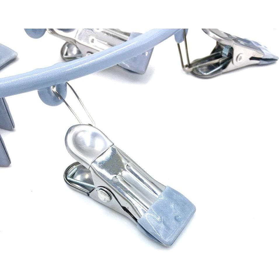 Estante Secado Ropa Acero Inoxidable HSJH 24 Clips Portátil