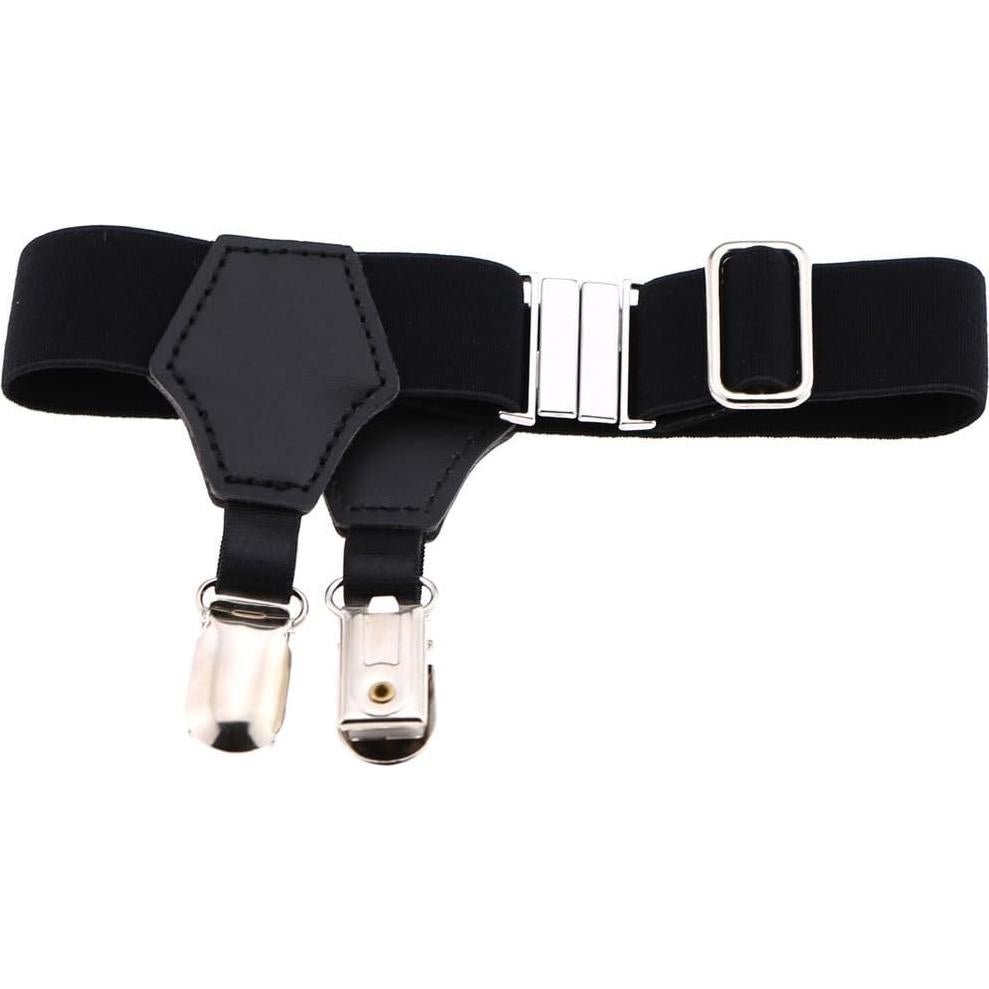 Sujetadores de Calcetines Ajustables Outman 2 Pcs Negro