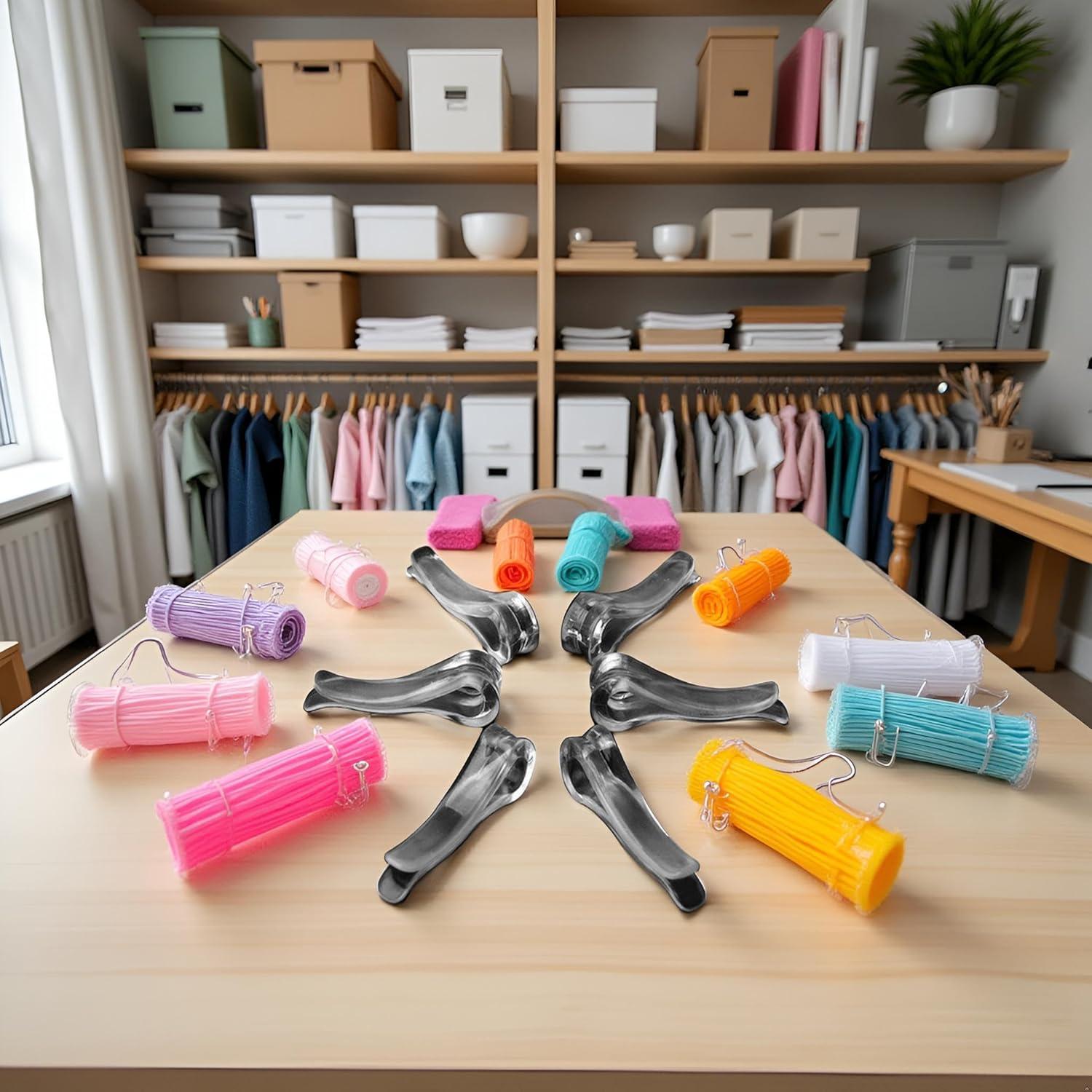 100 Clips de Cocodrilo Plástico Transparente Galepromot