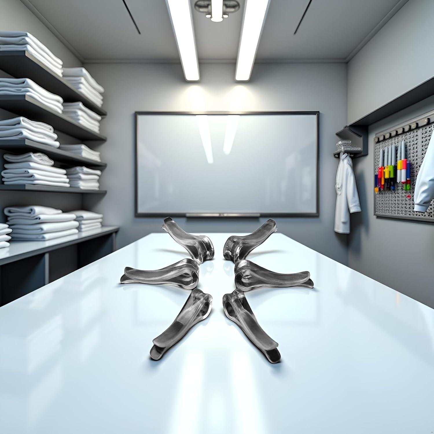 100 Clips de Cocodrilo Plástico Transparente Galepromot