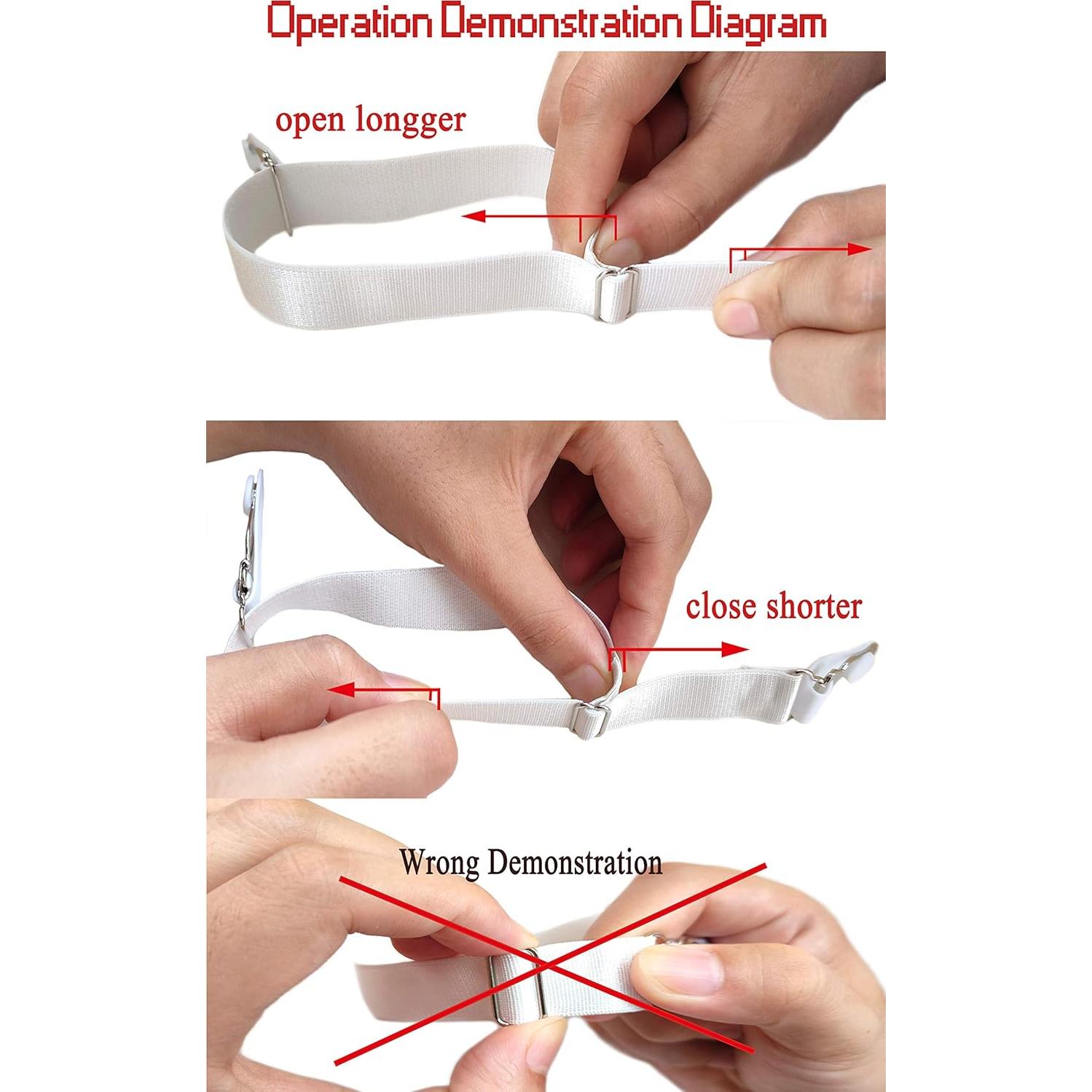 Clip de Fijación Antideslizante Gragengs Negro Ajustable 16.5-30 cm