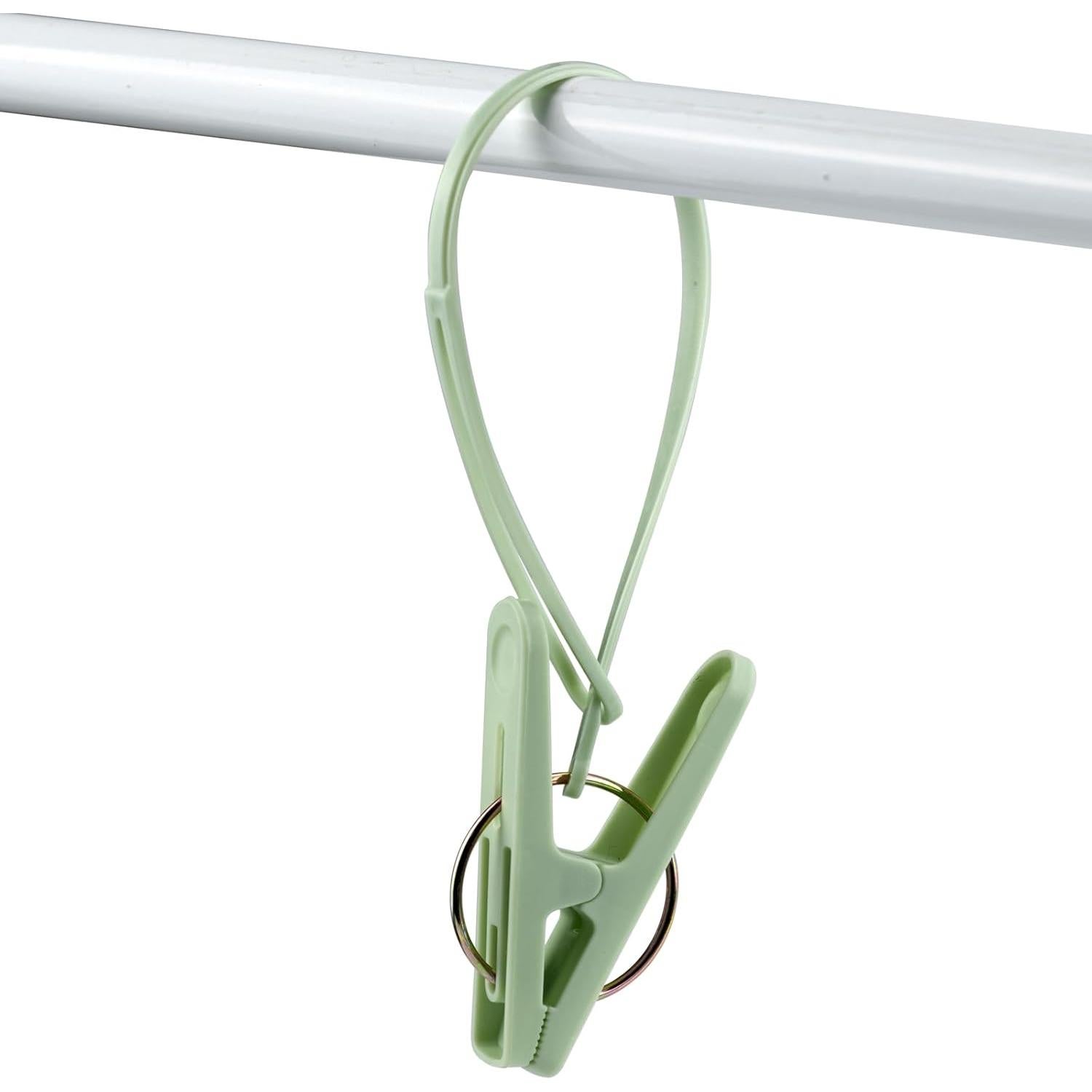 Paquete de 24 Pinzas para Ropa CloTong Antiviento Multicolor