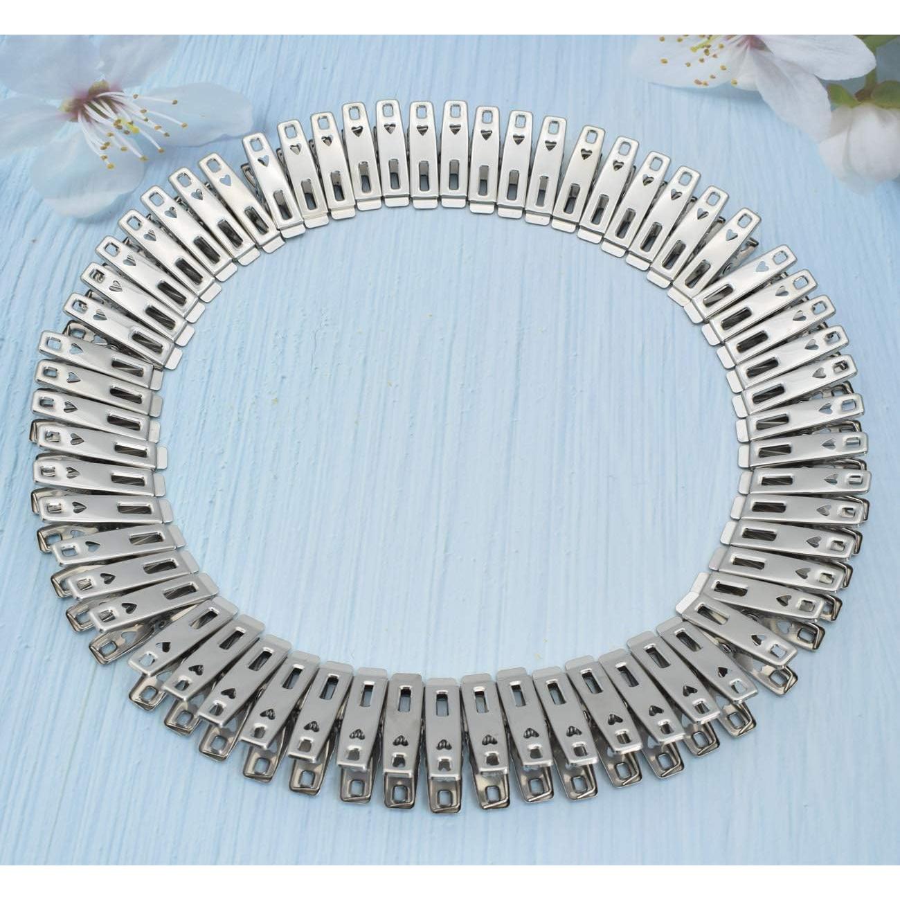 Pinzas de Acero Inoxidable VIPbuy 60 Piezas con Caja